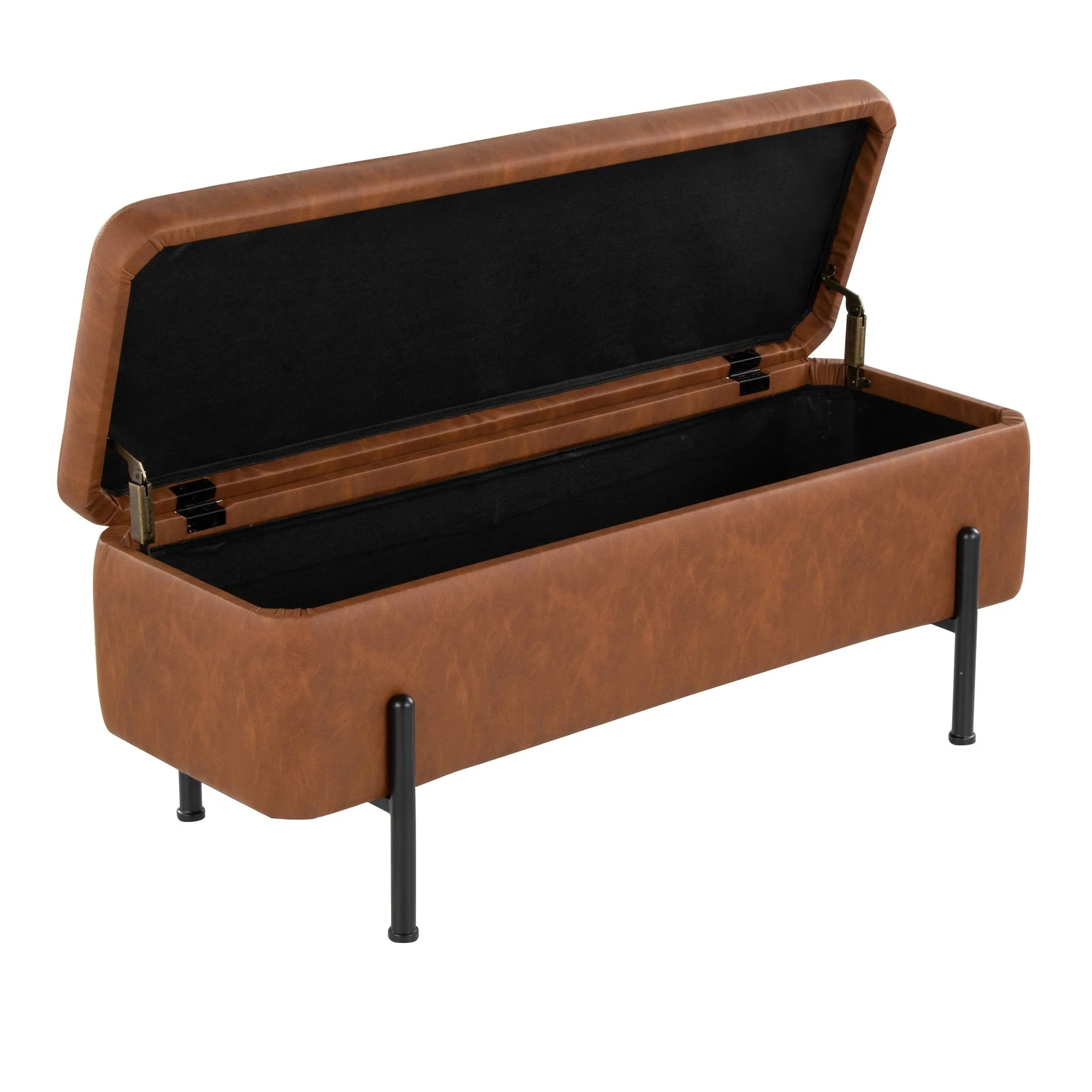 Daniella Storage Bench By LumiSource - OT-DANIELLASTOR BKCAM - Image 6