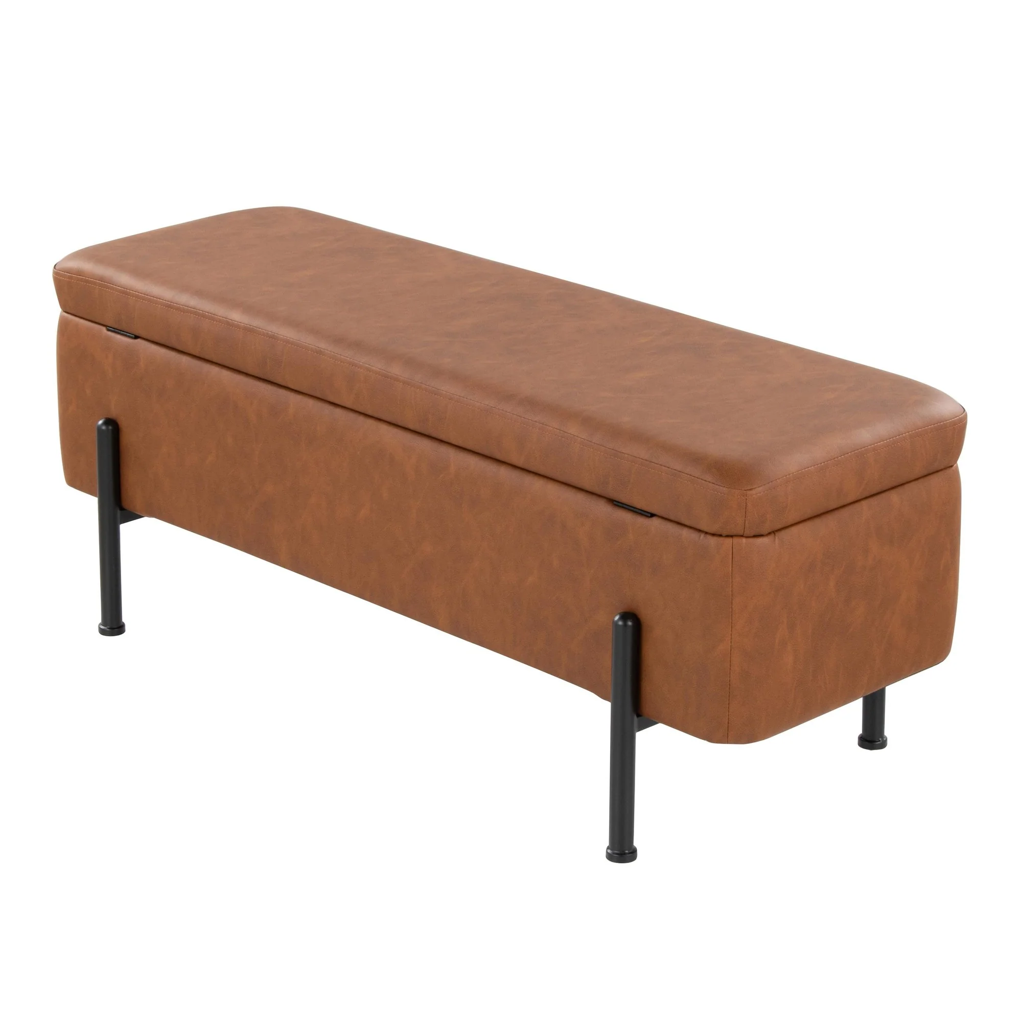 Daniella Storage Bench By LumiSource - OT-DANIELLASTOR BKCAM - Image 8