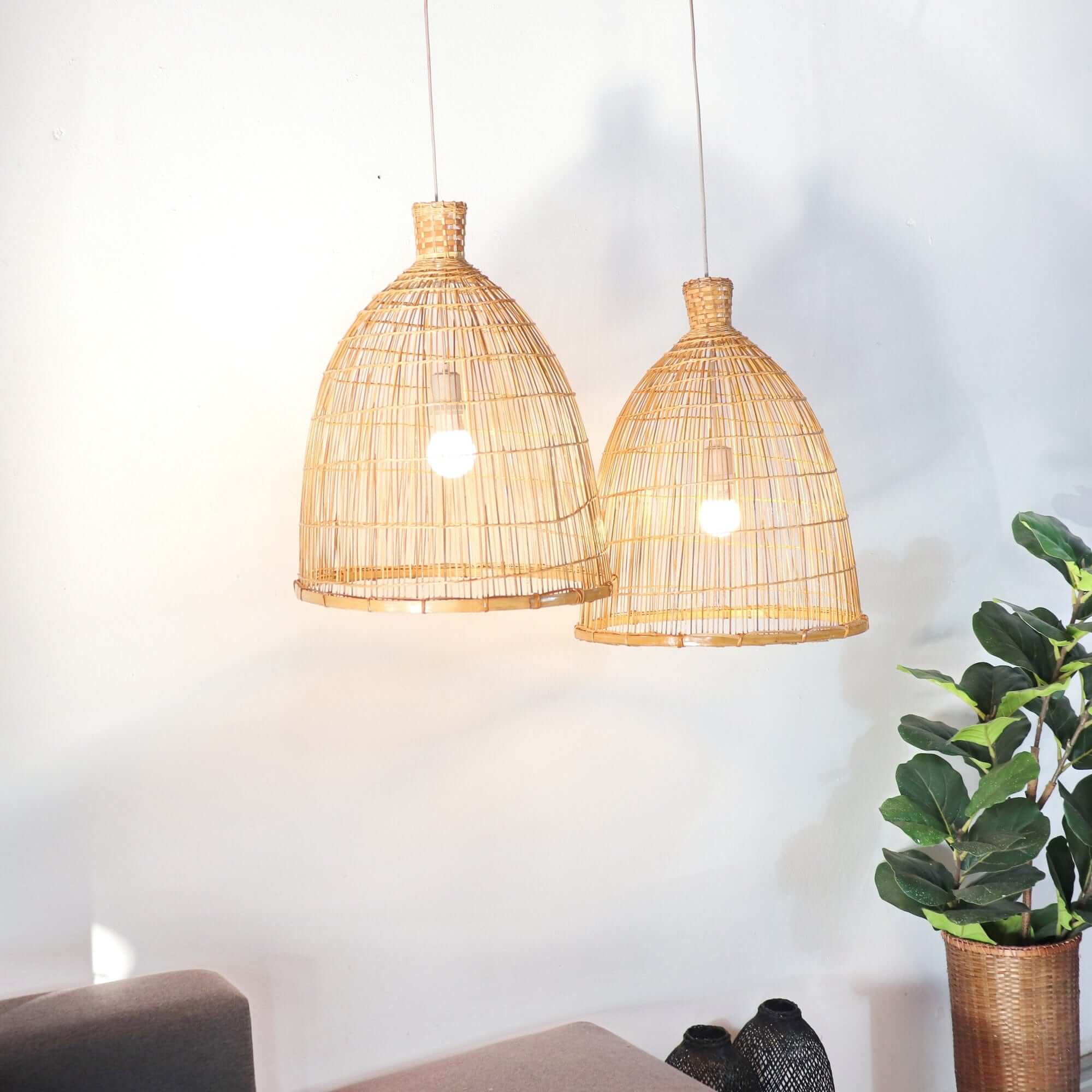 Darin - Bamboo Pendant Light (48-54Cm) By Thaihome - Image 4