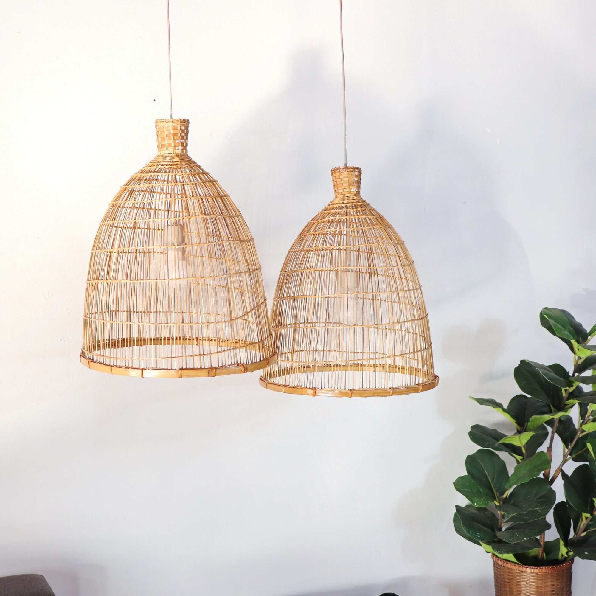 Darin - Bamboo Pendant Light (48-54Cm) By Thaihome - Image 5