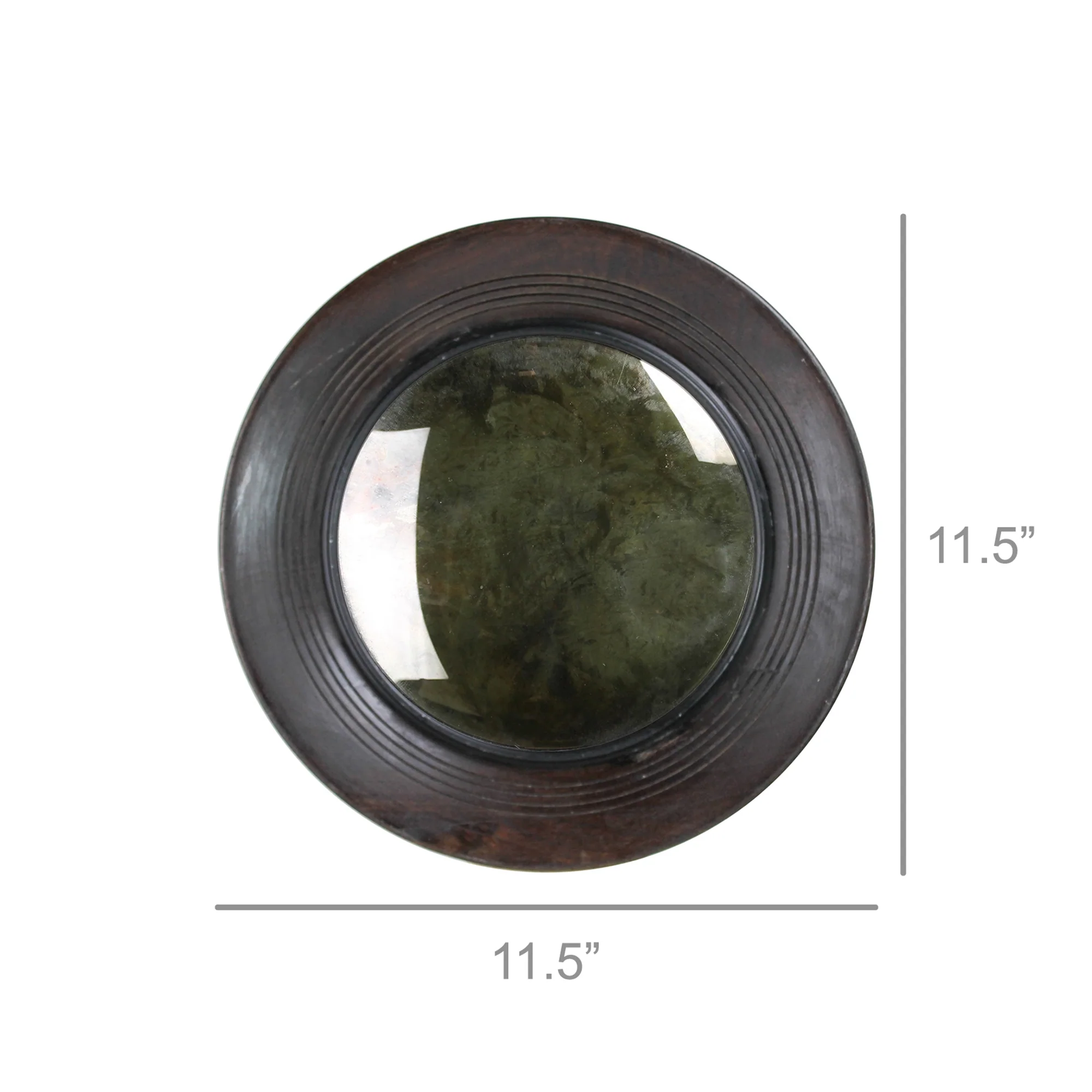 Dario Convex Mirror, Wood - Small By HomArt - Image 4