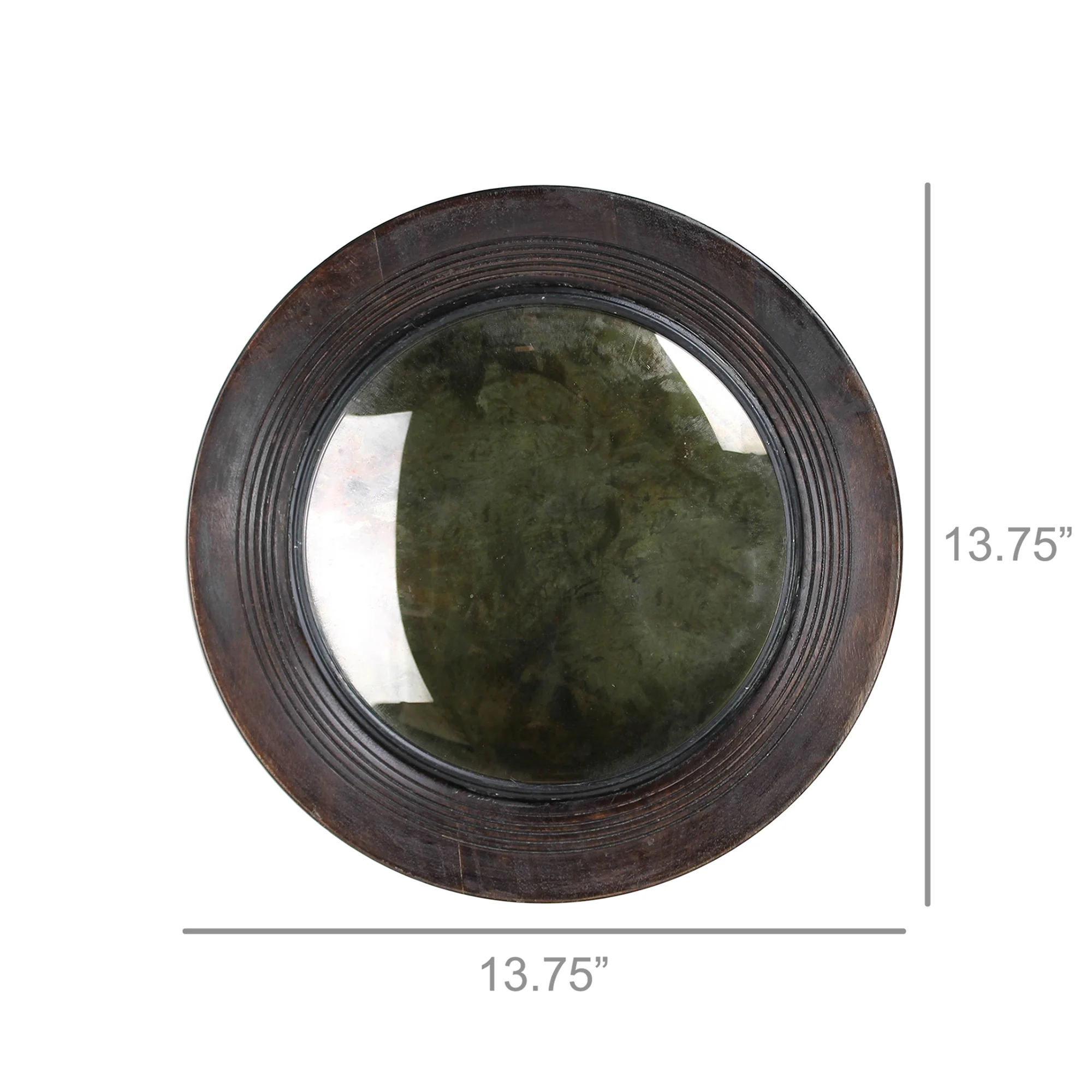 Dario Convex Mirror, Wood - Small By HomArt - Image 6