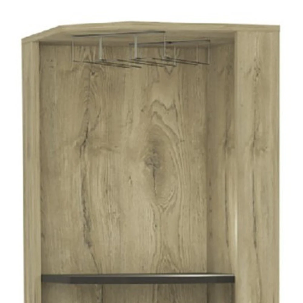 Dark Brown And Black Wood And Metal Open and Enclosed Storage TV Stand By Homeroots - Image 11