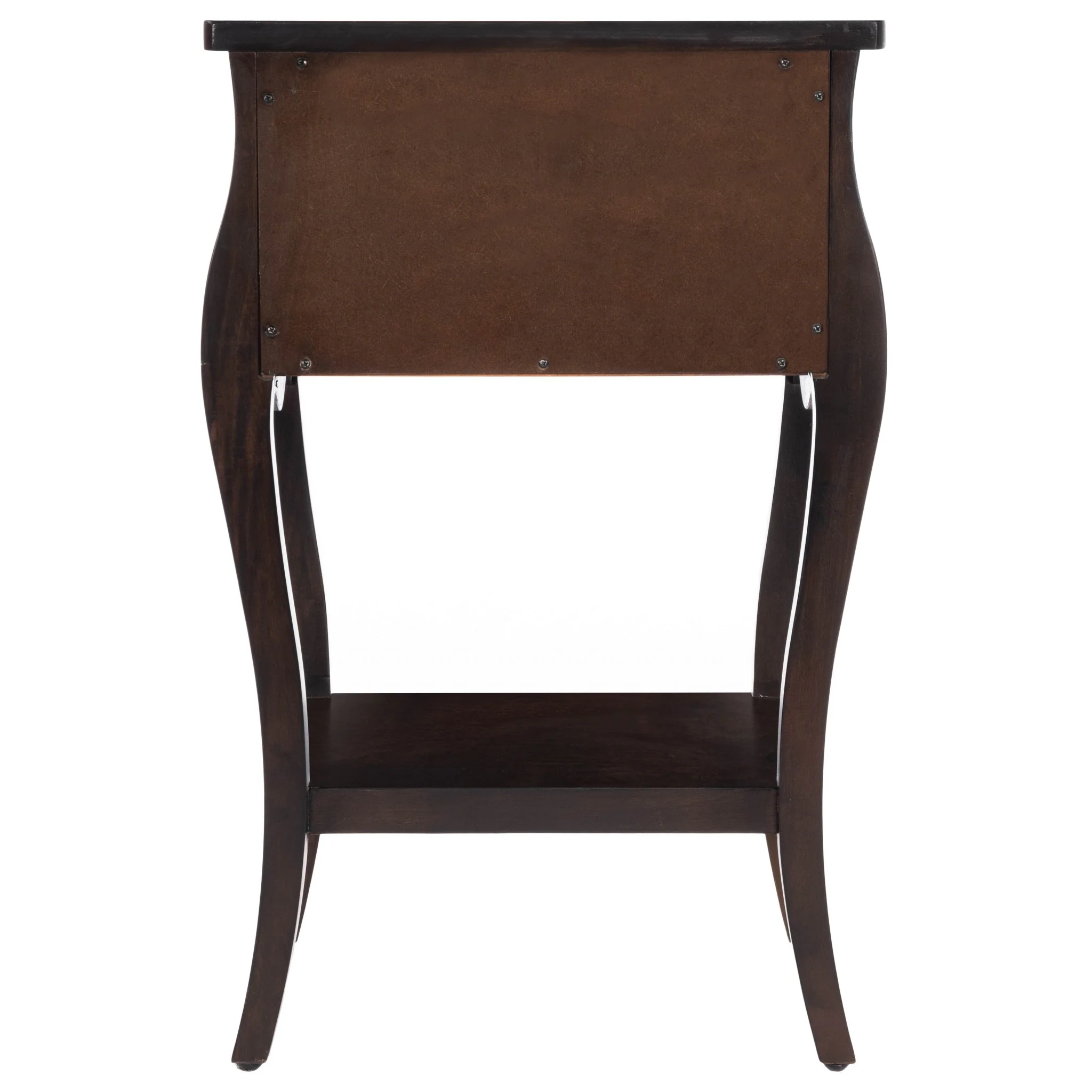 Dark Brown Chocolate Single Drawer Night Stand By Homeroots - Image 6