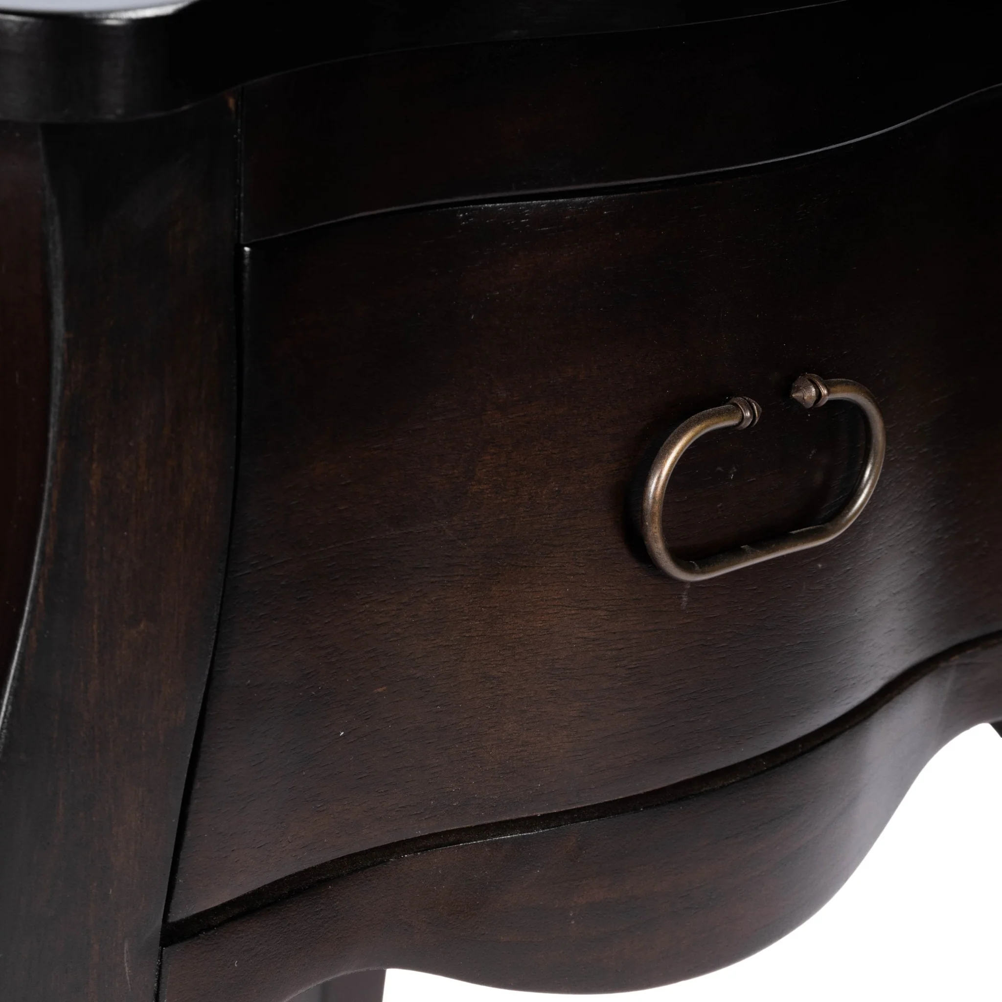 Dark Brown Chocolate Single Drawer Night Stand By Homeroots - Image 9