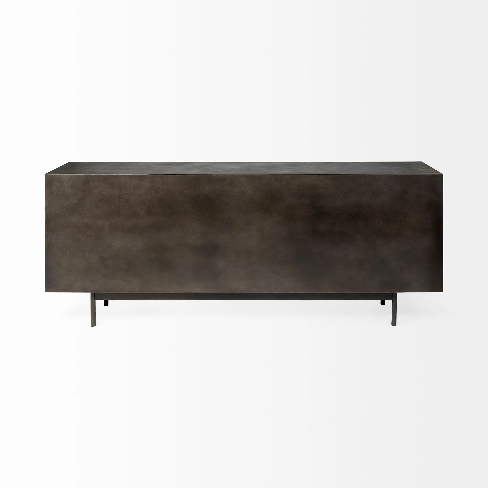 Dark Brown Mango Wood Finish Sideboard With 4 Cabinet Doors By Homeroots - Image 5