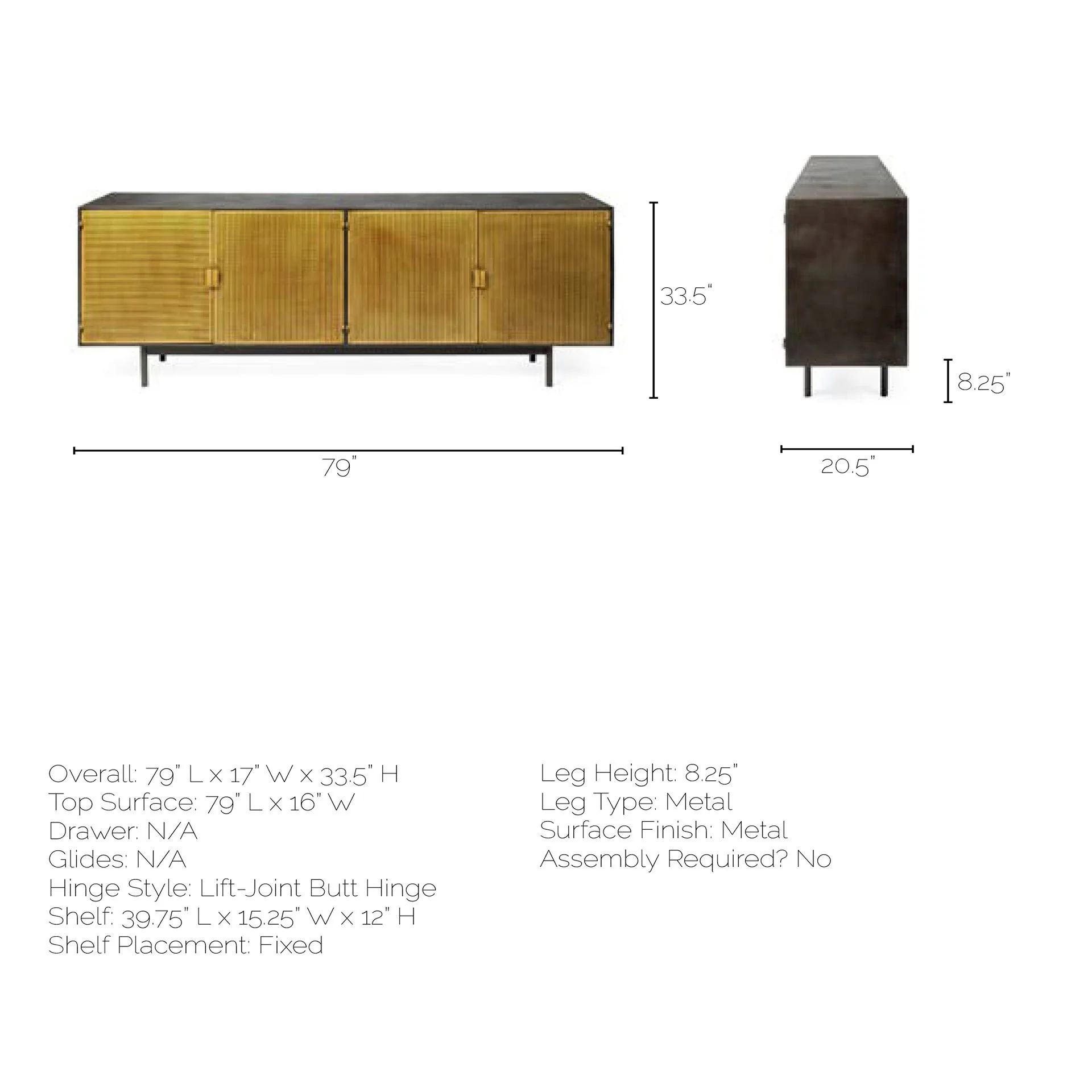 Dark Brown Mango Wood Finish Sideboard With 4 Cabinet Doors By Homeroots - Image 7