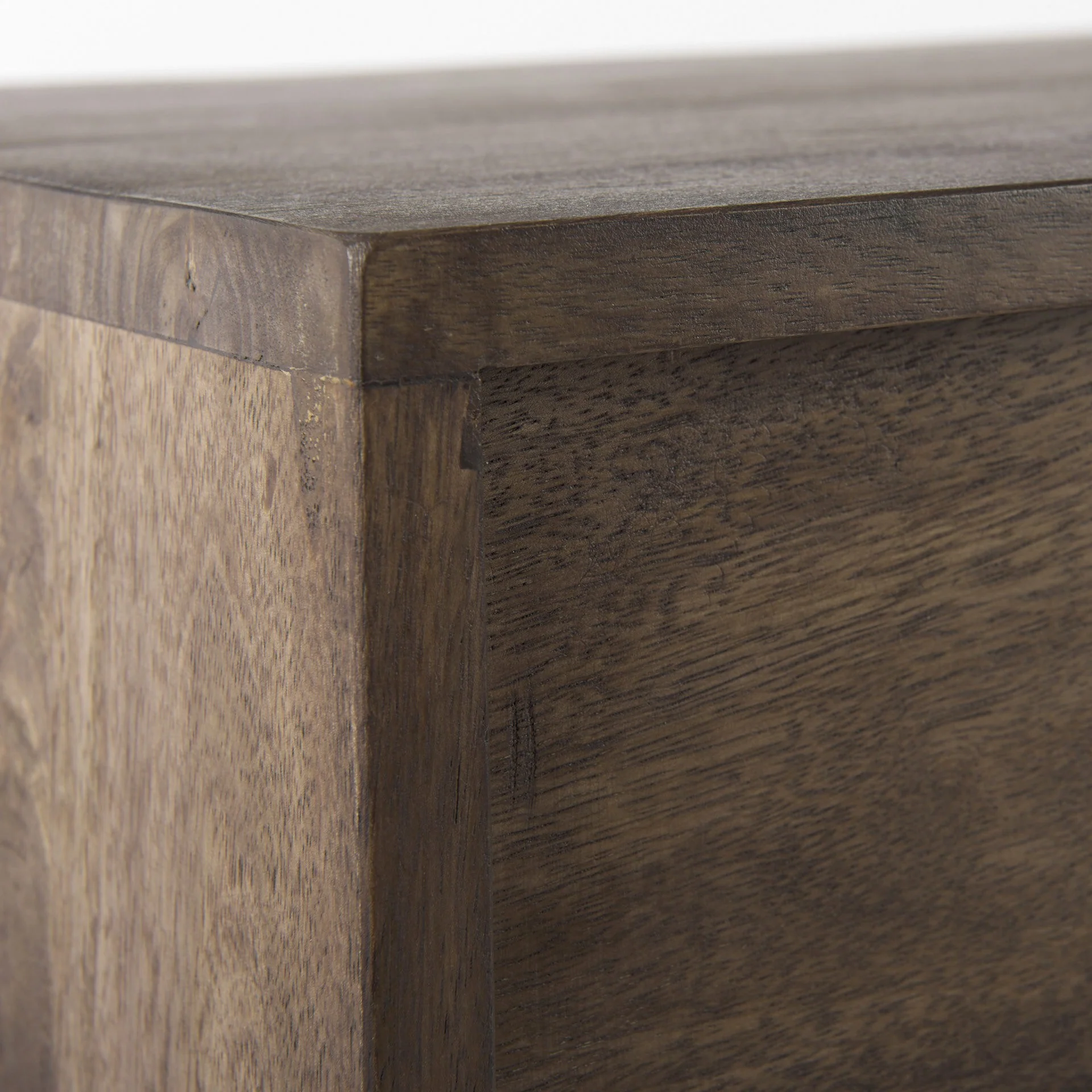 Dark Brown Two Door Cabinet With Metal Legs By Homeroots - Image 8