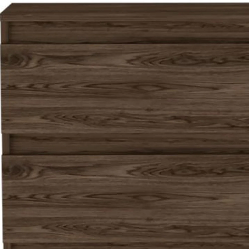 Dark Brown Two Drawer Standard Chest By Homeroots - Image 5