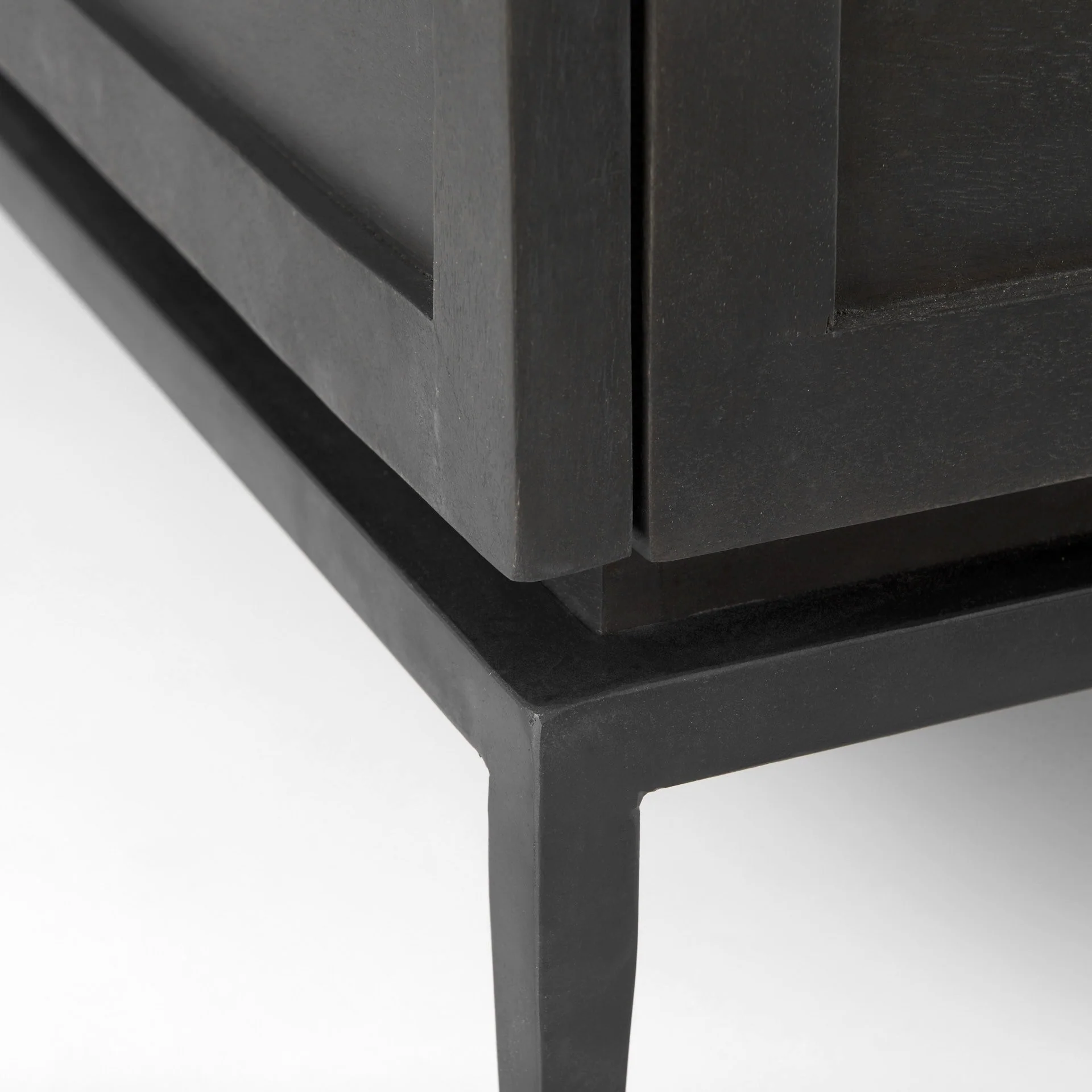 Dark Brown Wood and Marble Coffee Table By Homeroots - Image 2