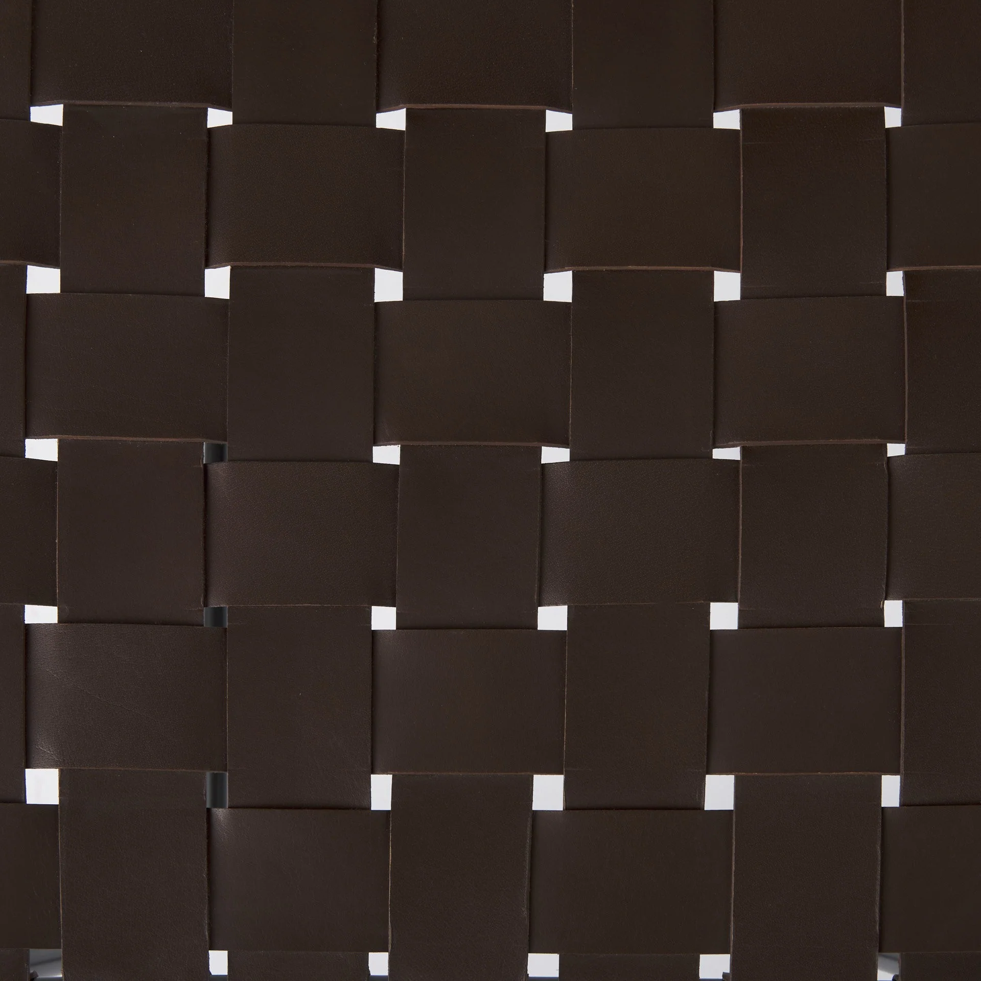 Dark Brown Woven Leather Counter Stool By Homeroots - Image 8