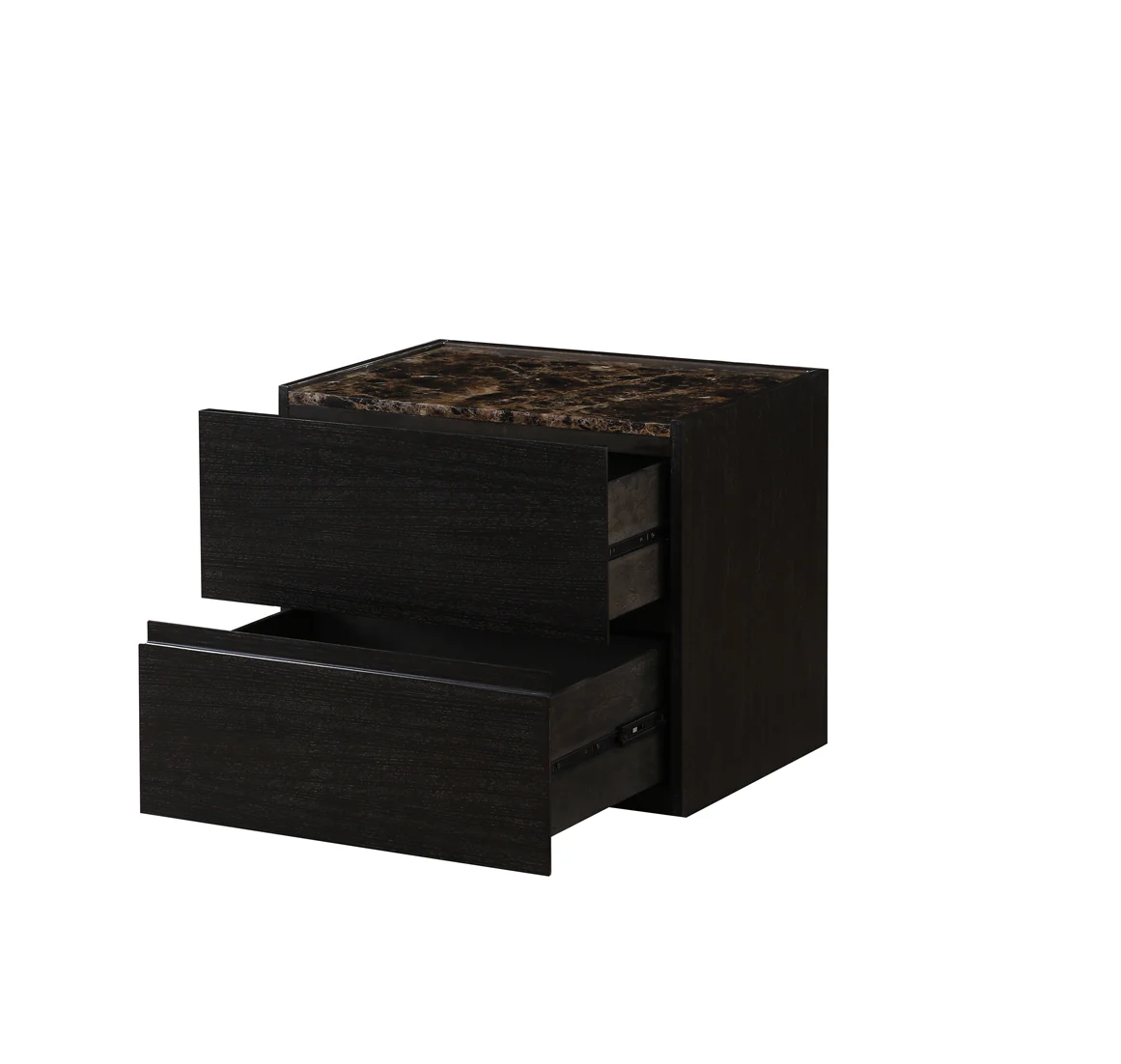 Dark Expresso Mdf Nightstand By Homeroots - Image 3