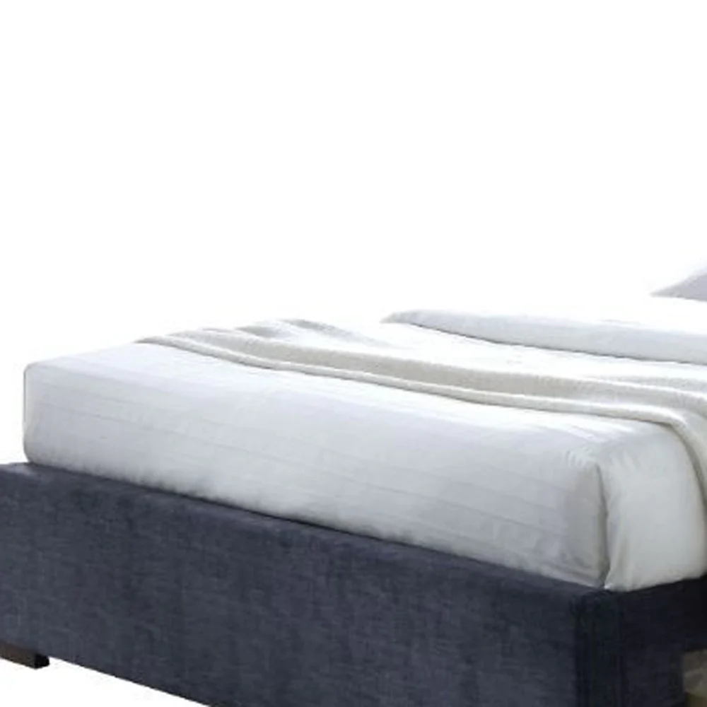 Dark Gray Fabric Queen Bed With Storage By Homeroots - Image 3