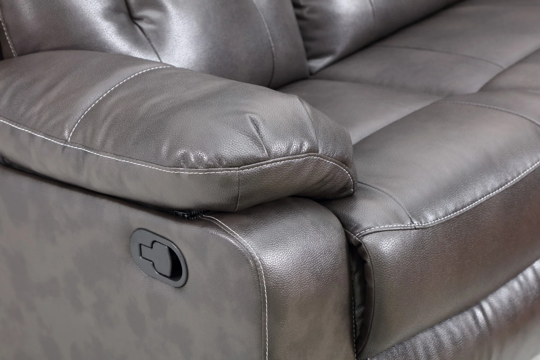 Dark Gray Sectional By Homeroots - Image 4