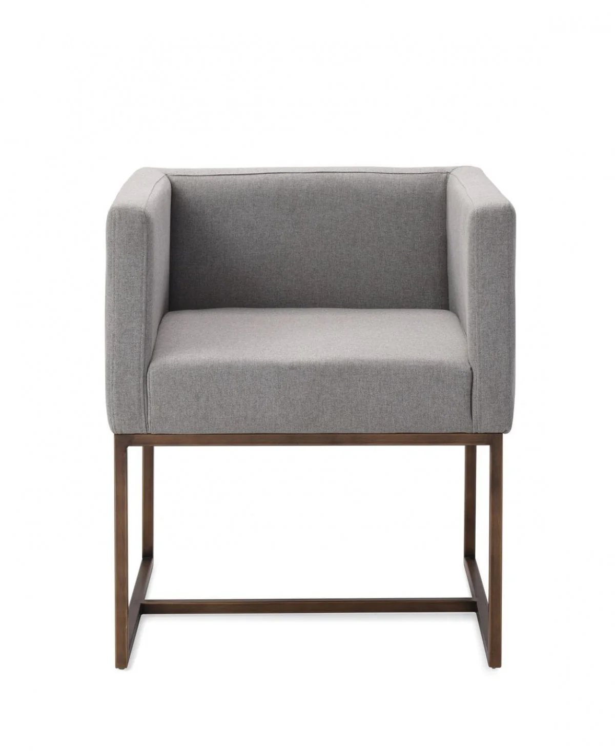 Dark Gray Velvet Antique Brass Dining Chair By Homeroots - Image 10