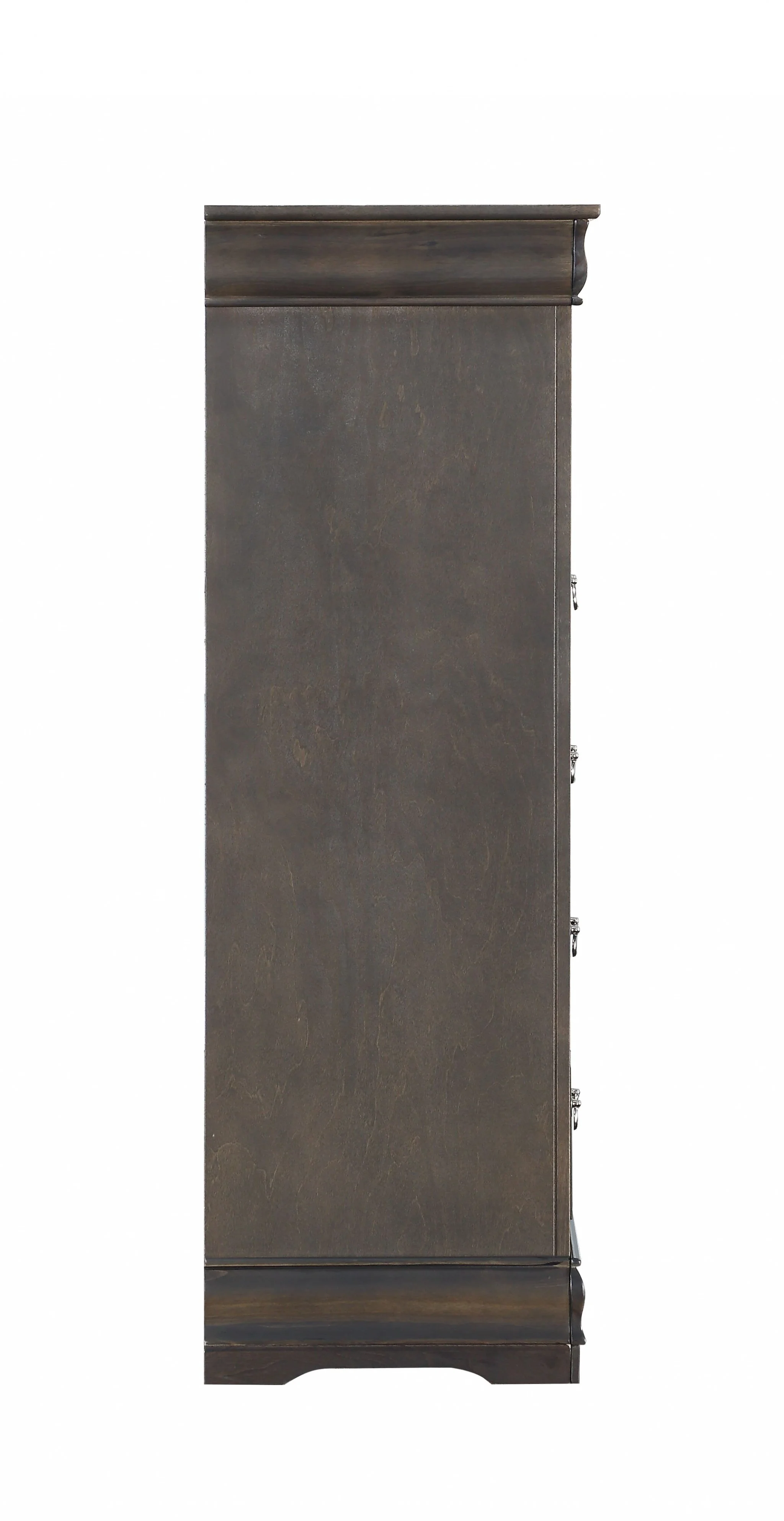Dark Gray Wood Chest By Homeroots - Image 3