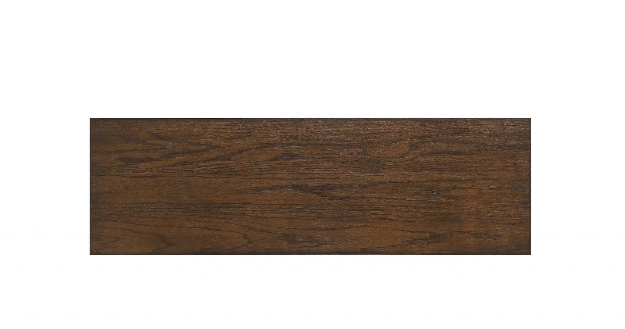 Dark Oak Wood Bench By Homeroots - Image 3