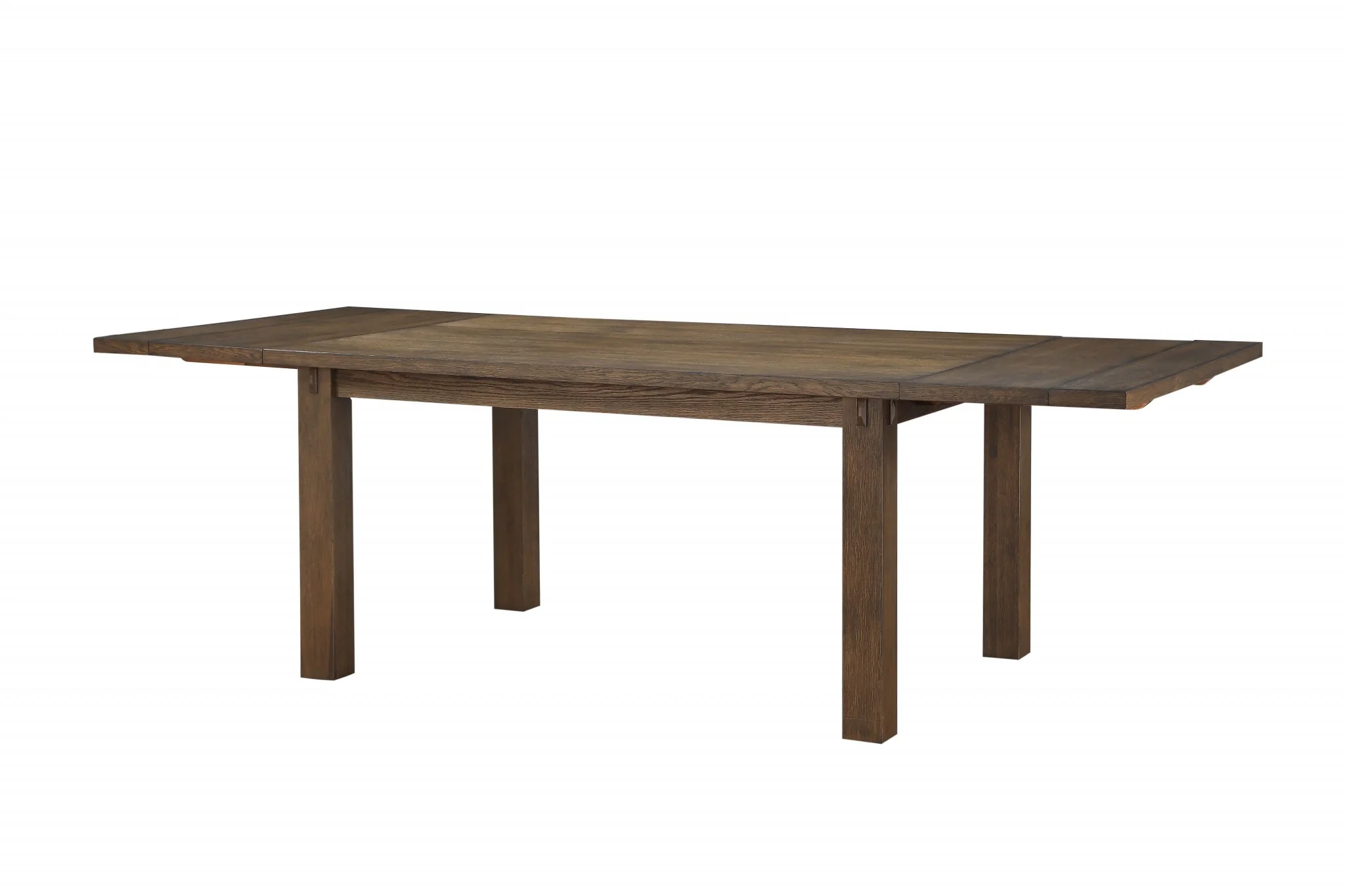 Dark Oak Wood Dining Table By Homeroots - Image 2