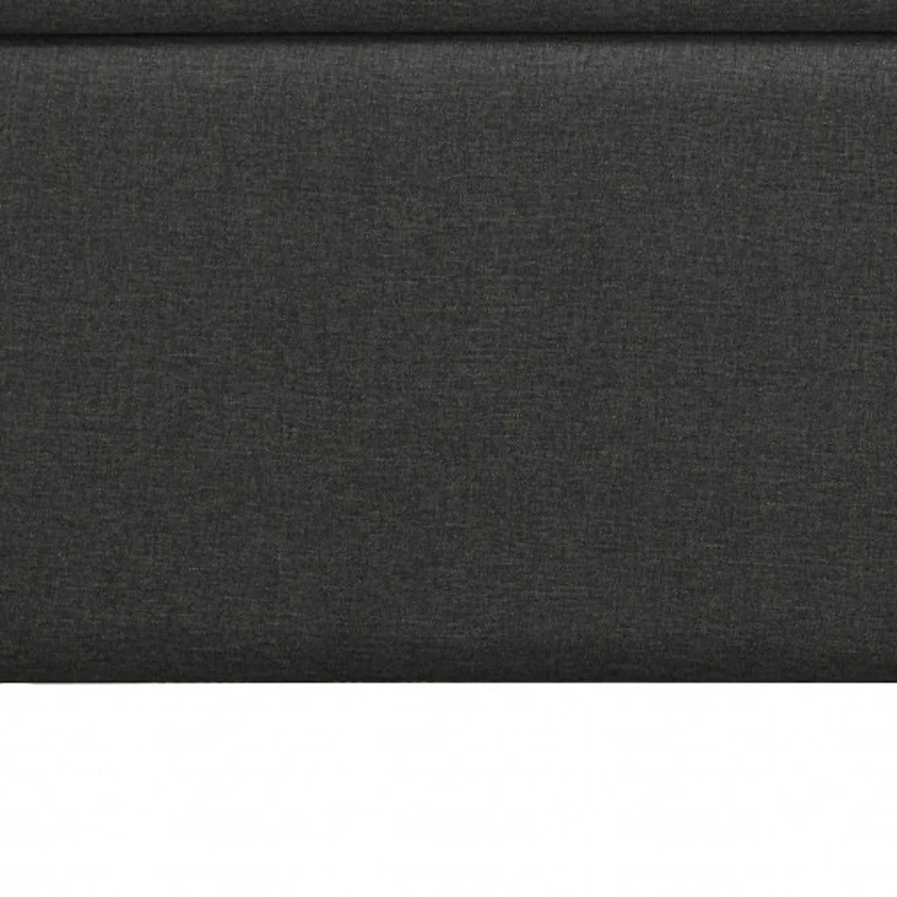 Dark Olive Linen Upholstery Wood Leg Bench wStorage By Homeroots - Image 6