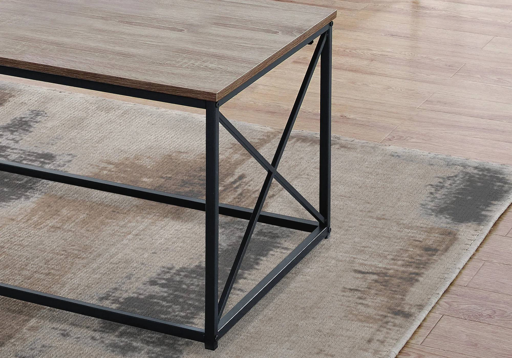 Dark Taupe Black Metal Table Set - 3Pcs Set By Homeroots - 366086 - Image 2