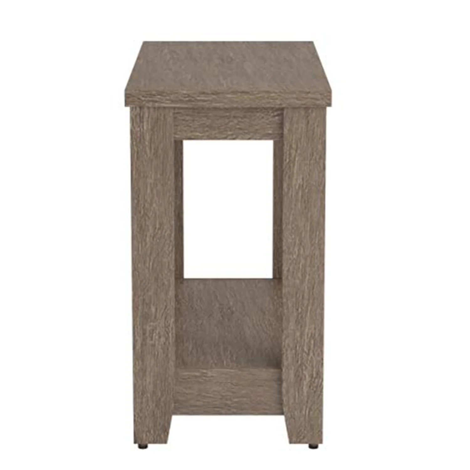 Dark Taupe Particle Board Laminate Accent Table By Homeroots - Image 5