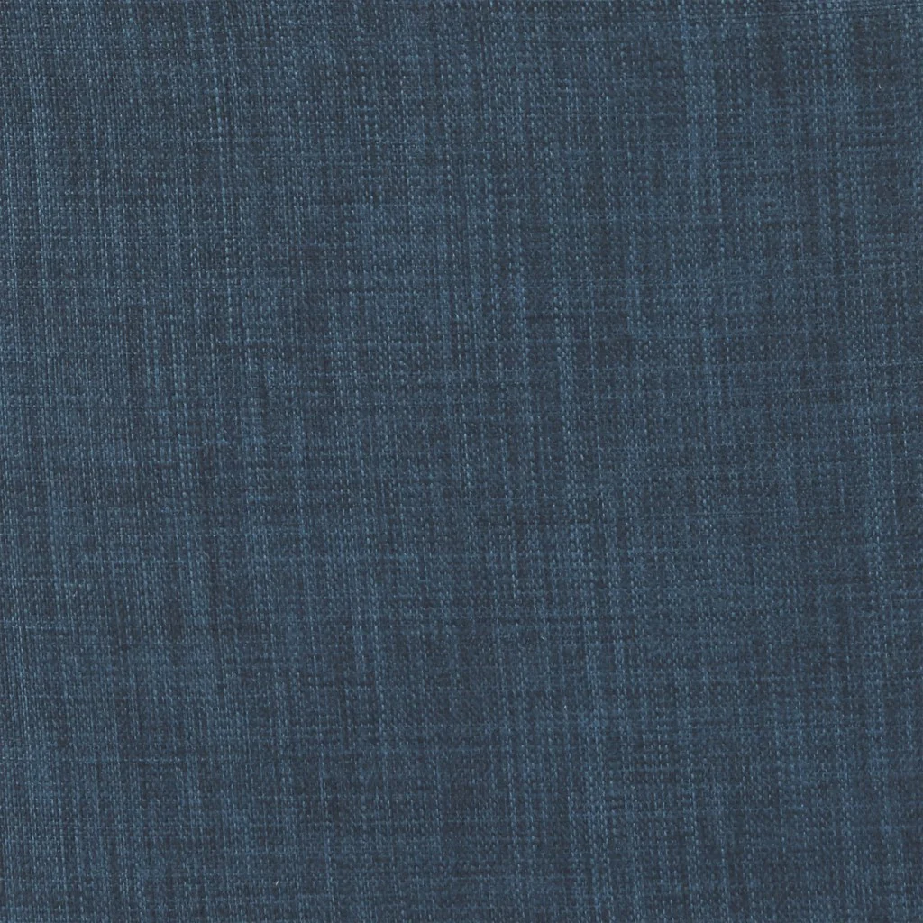 Dark Teal Blue Fabric And Black Swivel Armchair By Homeroots - Image 6