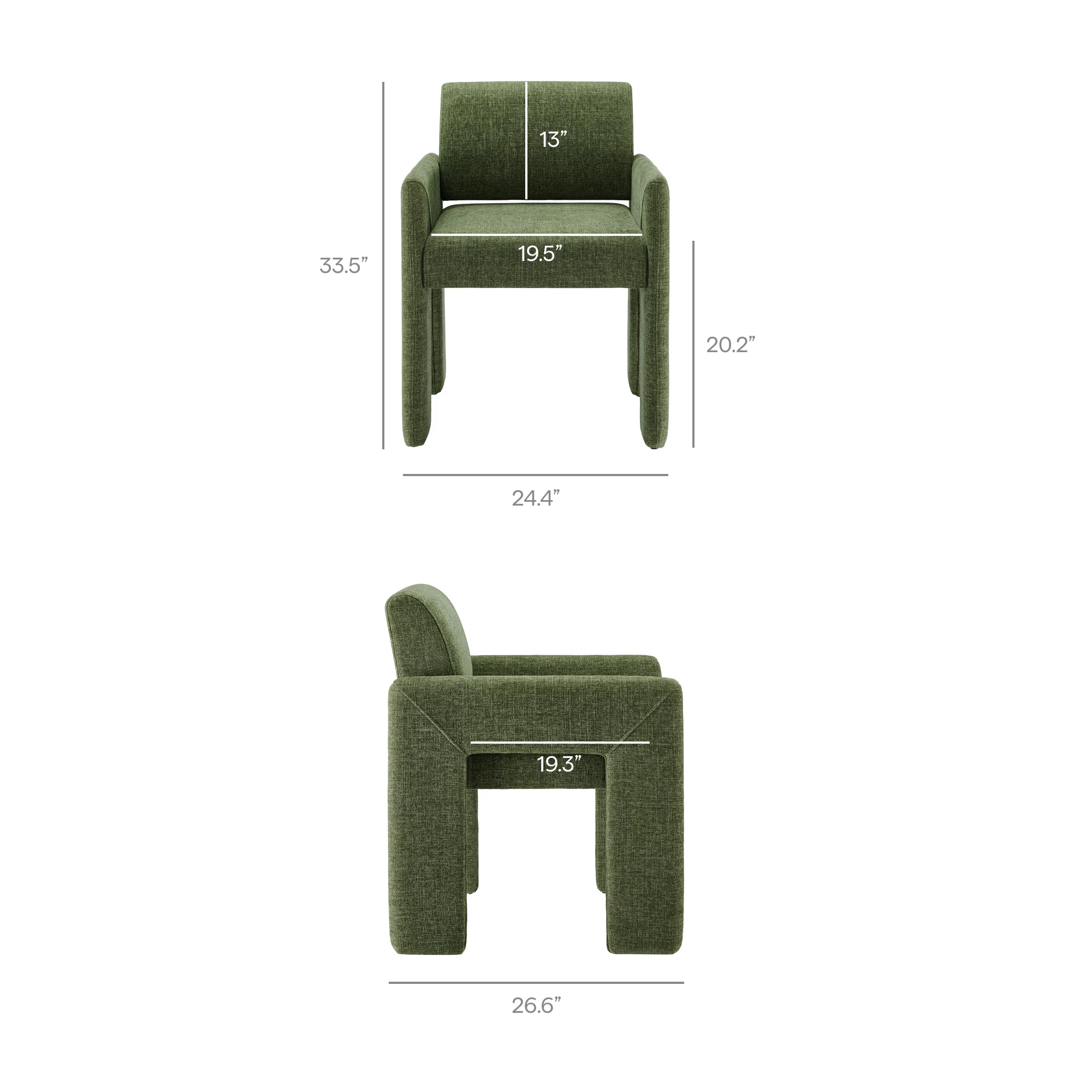 Daven Fabric Upholstered Dining Chair by Modway - Image 36