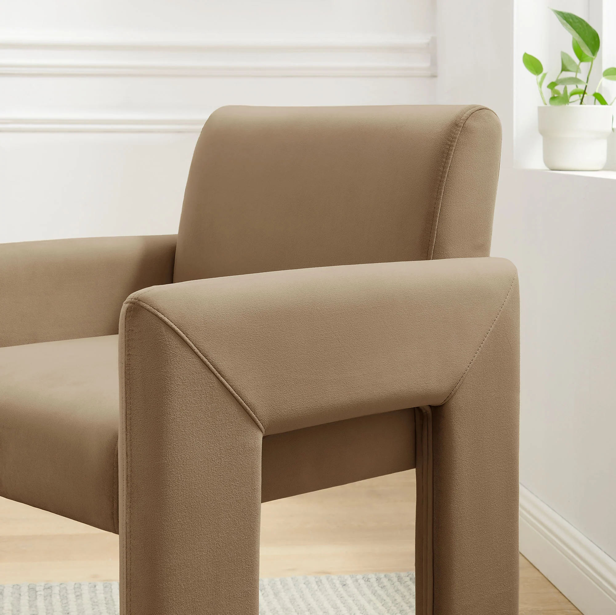Daven Stain-Resistant Performance Velvet Dining Armchair by Modway - Image 24