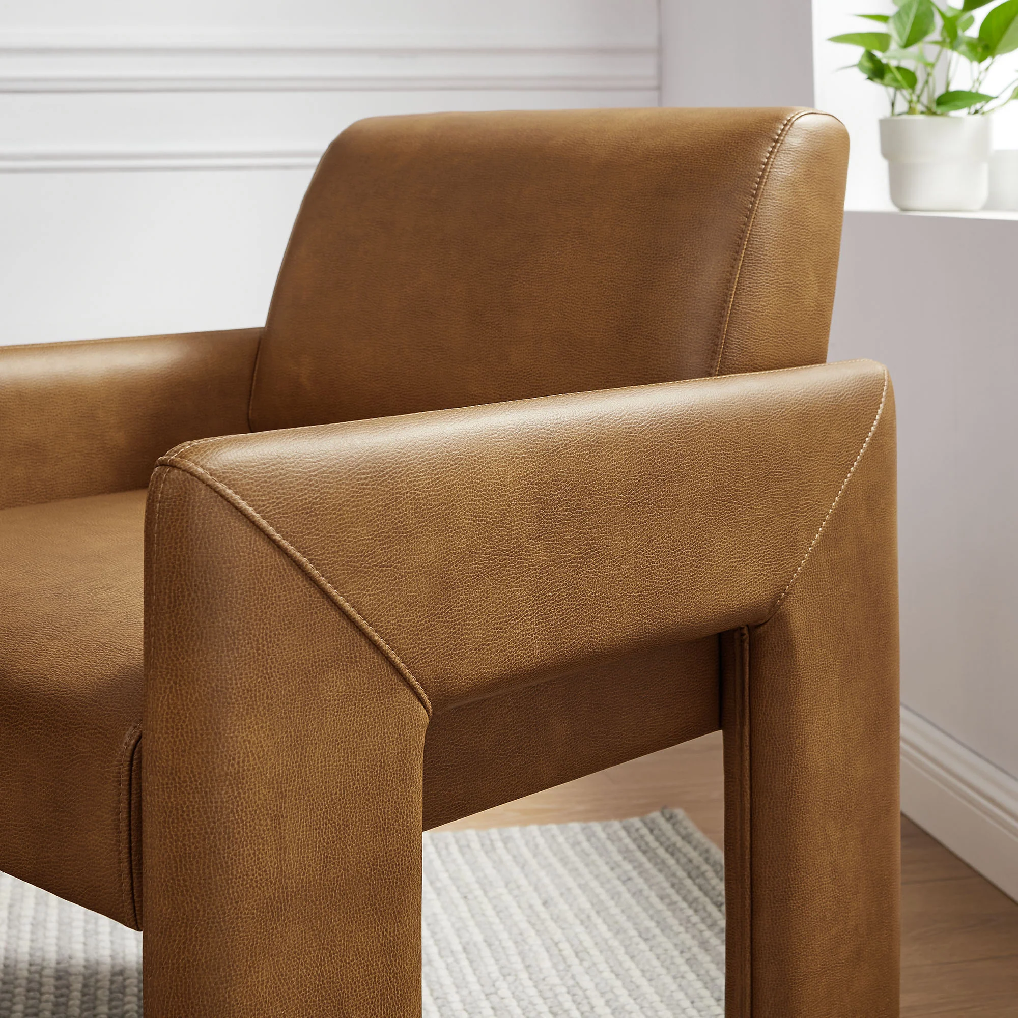 Daven Vegan Leather Dining Armchair by Modway - Image 7