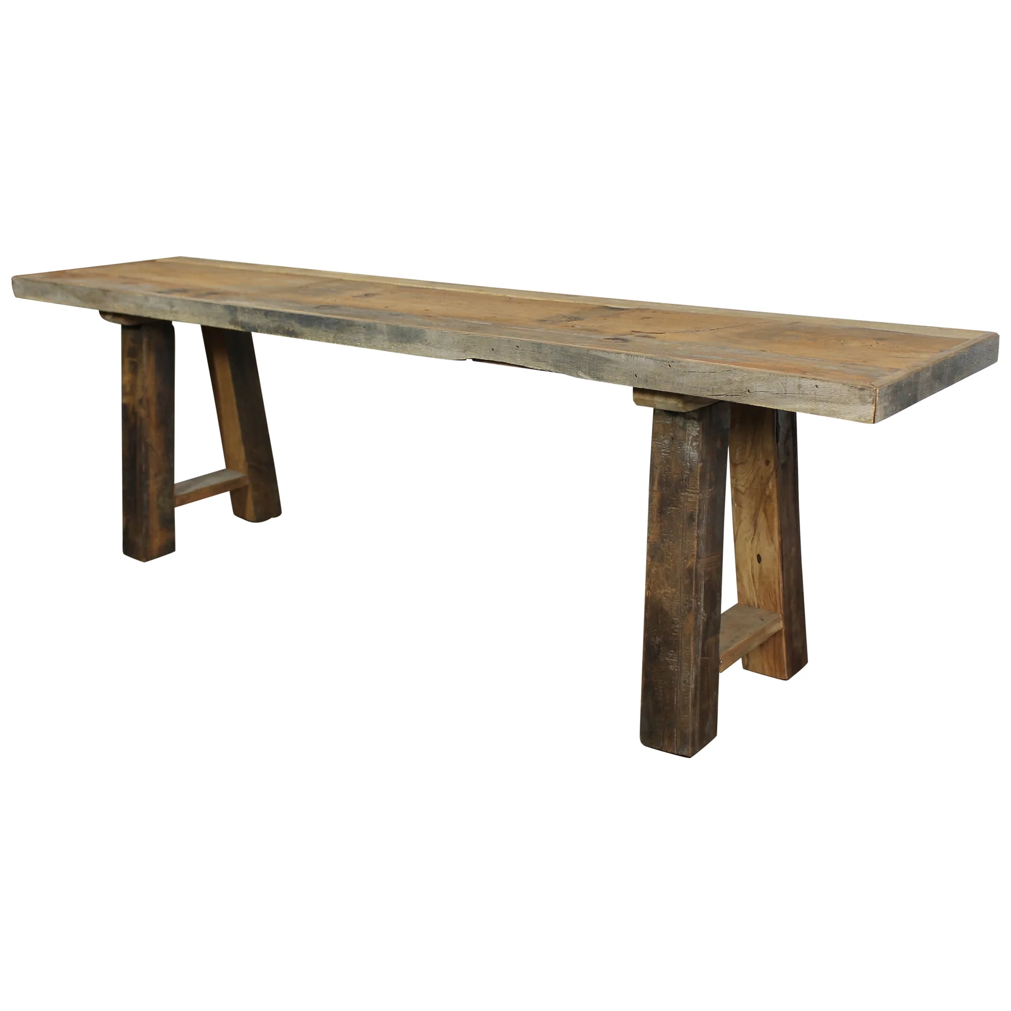 Davis Bench, Reclaimed Wood By HomArt - Image 2