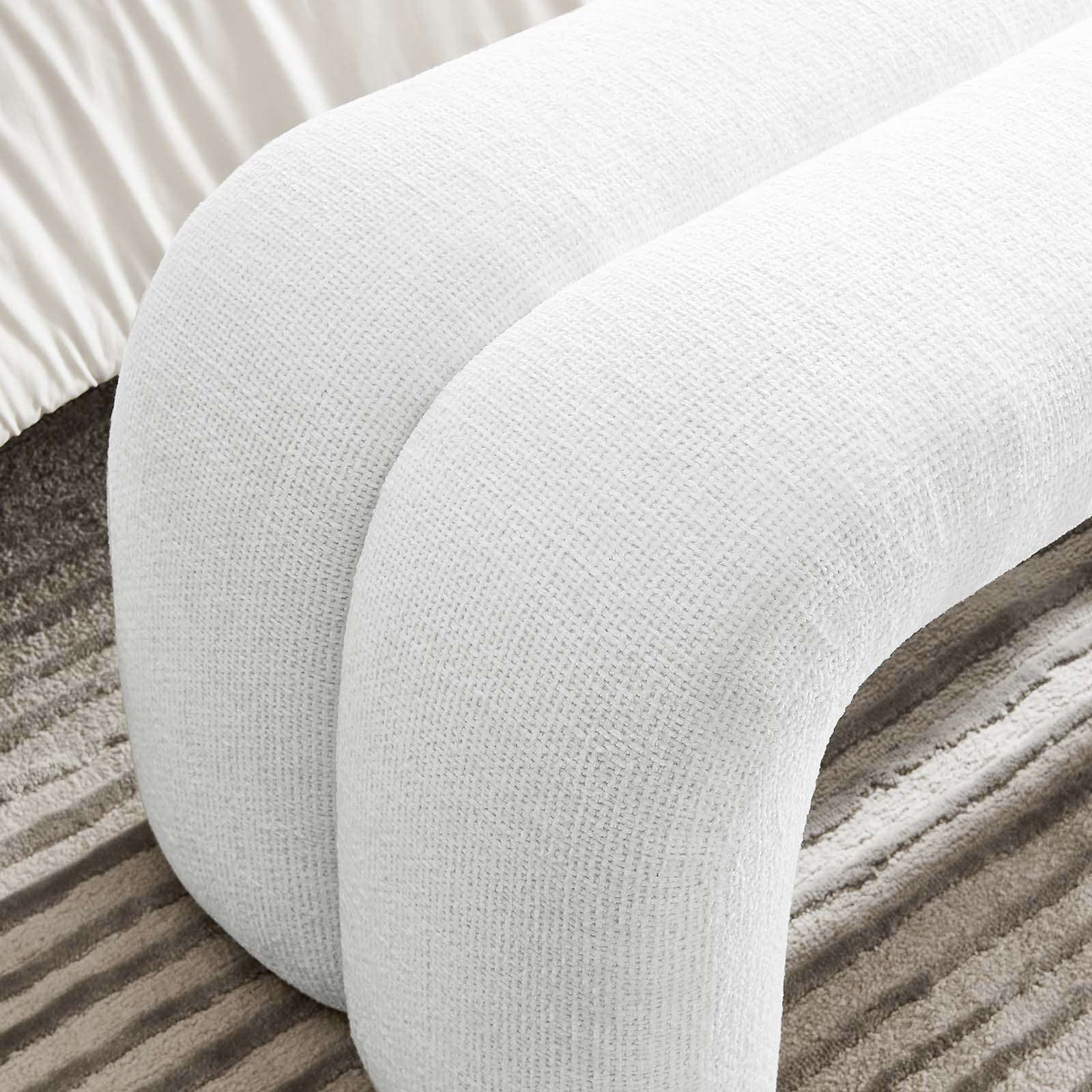 Dax 50.5" Chenille Upholstered Accent Bench By Modway - EEI-6769 - Image 16