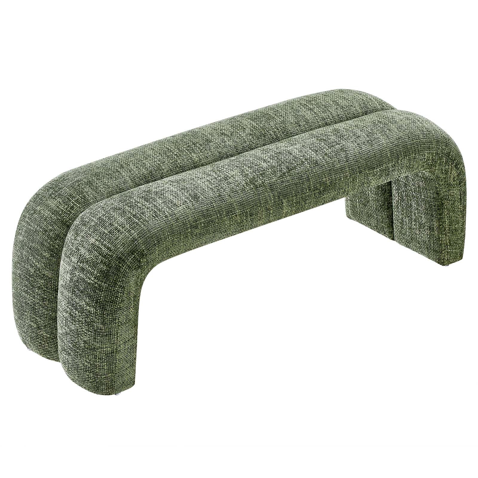 Dax 50.5" Chenille Upholstered Accent Bench By Modway - EEI-6769 - Image 3