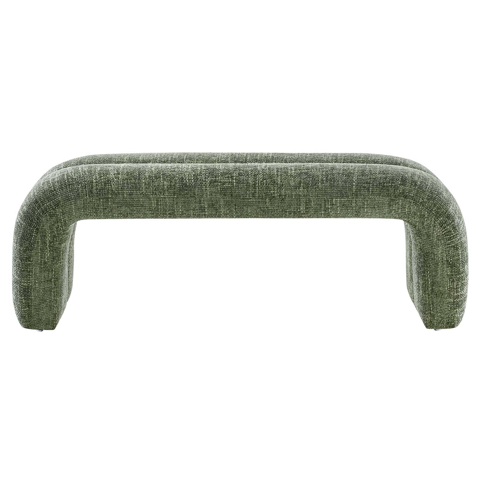 Dax 50.5" Chenille Upholstered Accent Bench By Modway - EEI-6769 - Image 4