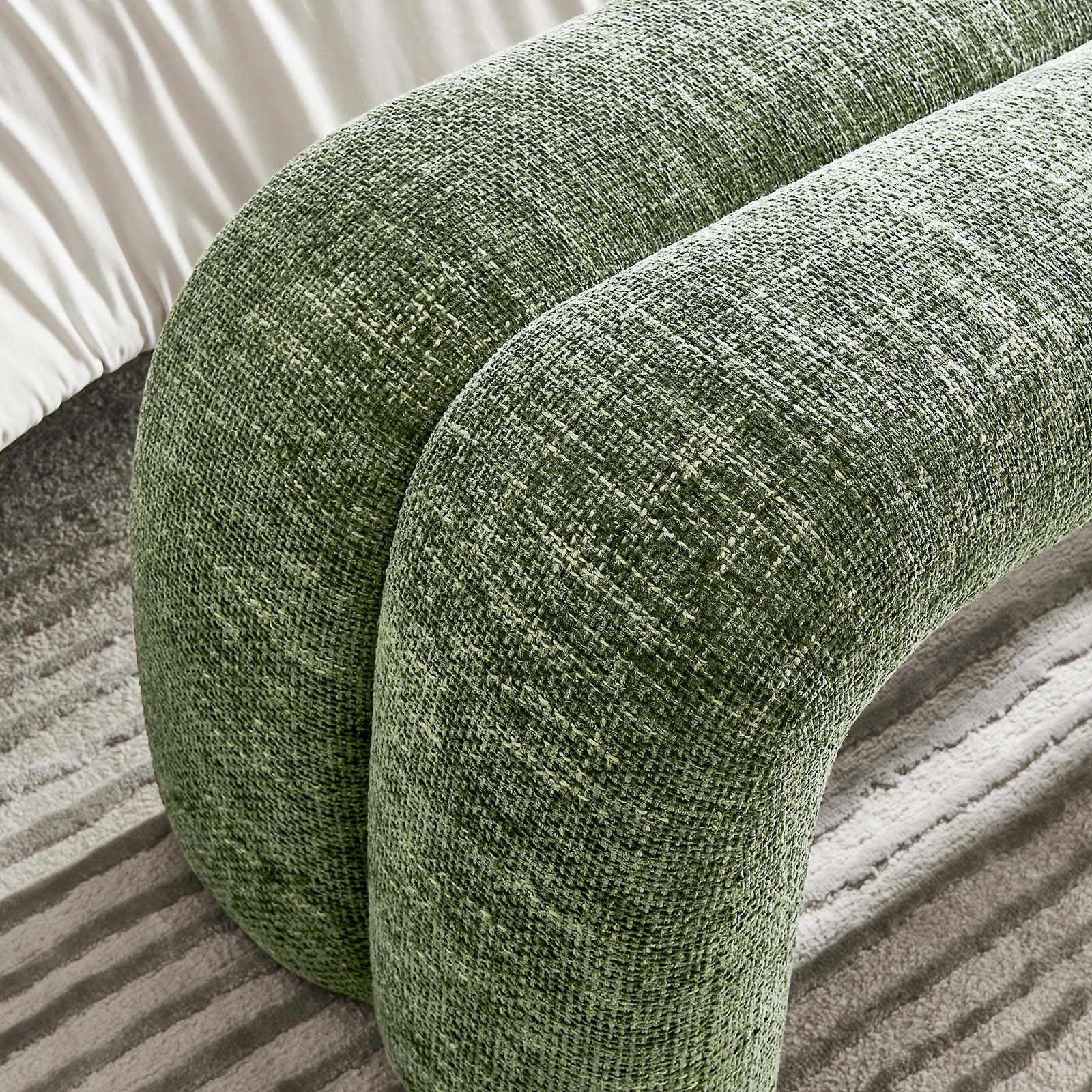 Dax 50.5" Chenille Upholstered Accent Bench By Modway - EEI-6769 - Image 8