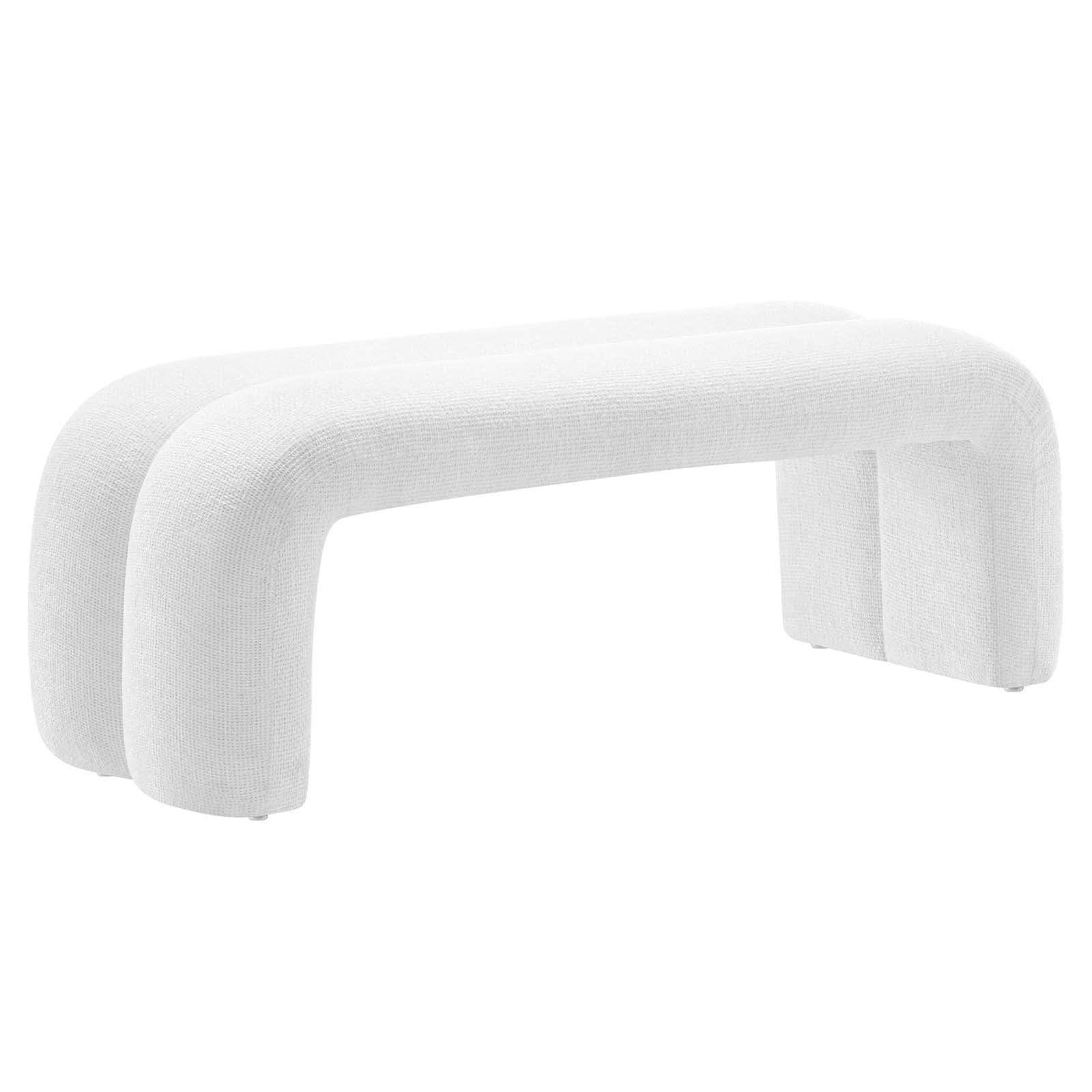 Dax 50.5" Chenille Upholstered Accent Bench By Modway - EEI-6769 - Image 9