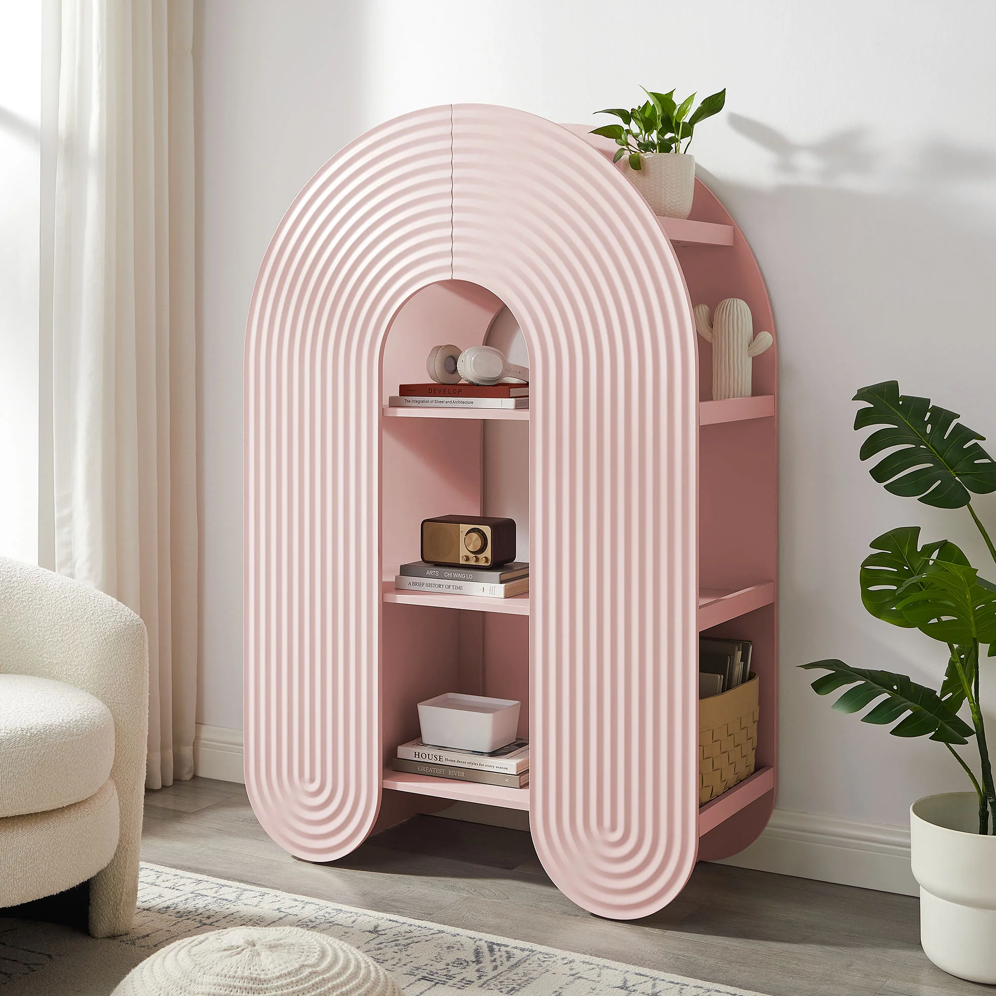 Daydream 58" Arched Bookshelf by Modway - Image 16