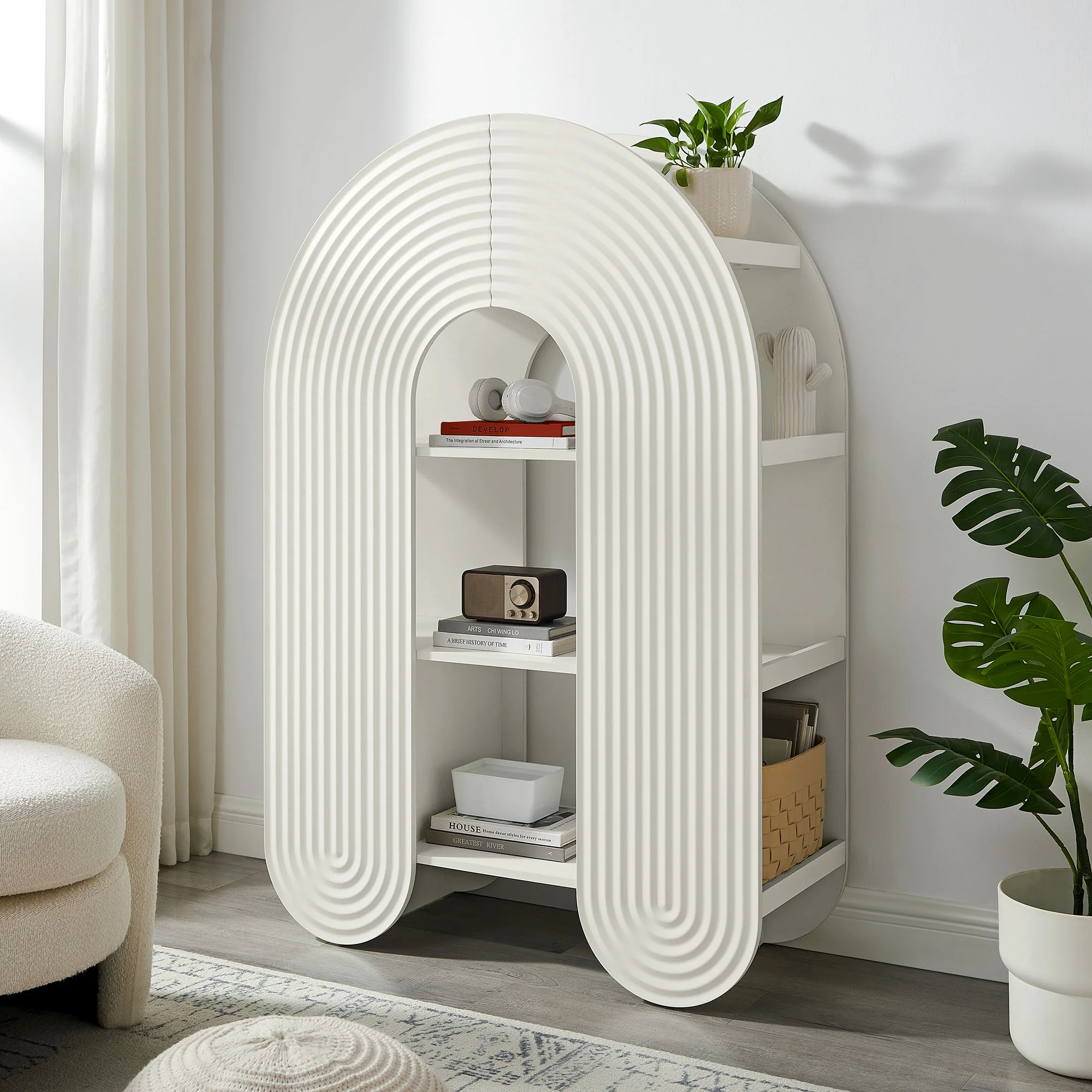 Daydream 58" Arched Bookshelf by Modway - Image 25