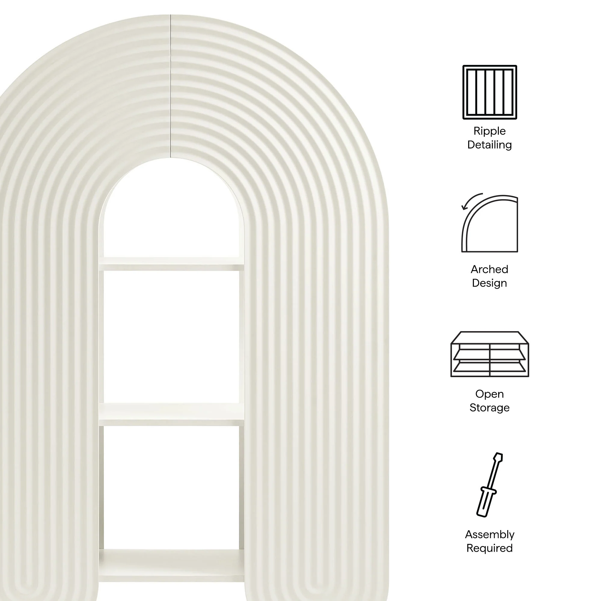 Daydream 58" Arched Bookshelf by Modway - Image 26