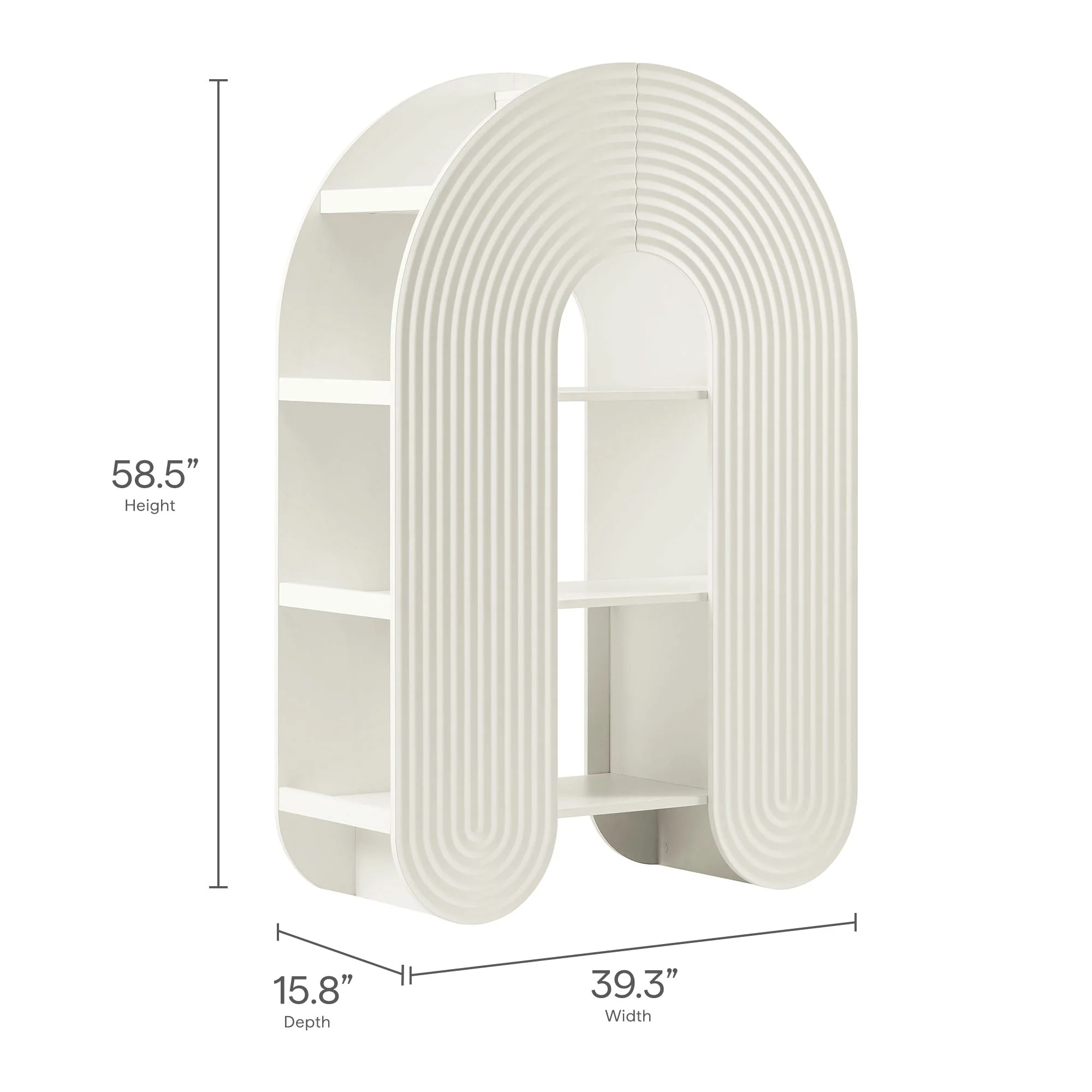 Daydream 58" Arched Bookshelf by Modway - Image 27