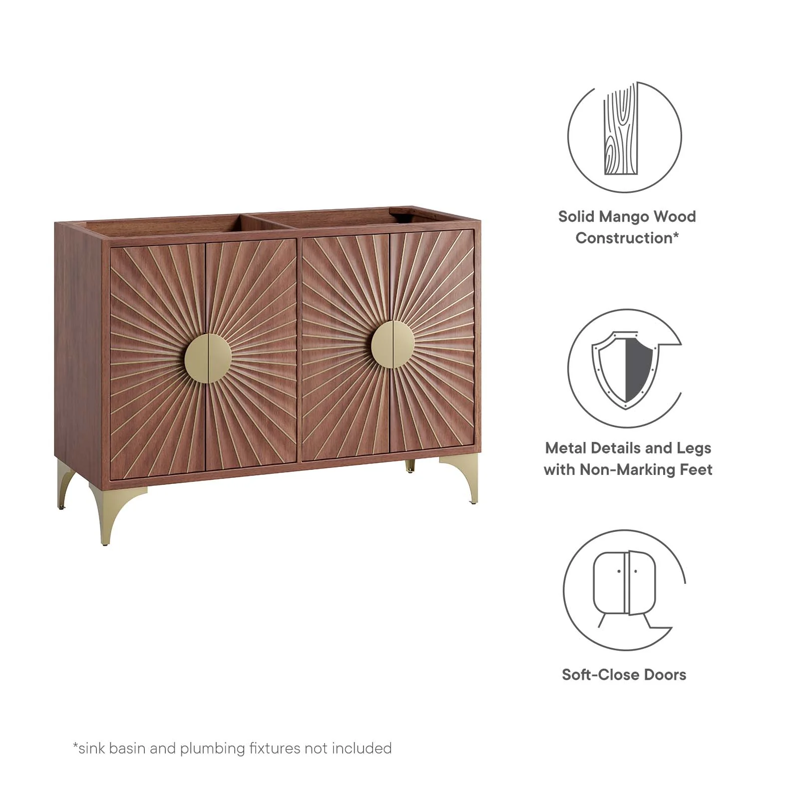 Daylight 48" Double Sink Compatible (Not Included) Bathroom Vanity Cabinet By Modway - EEI-6169 - Image 7