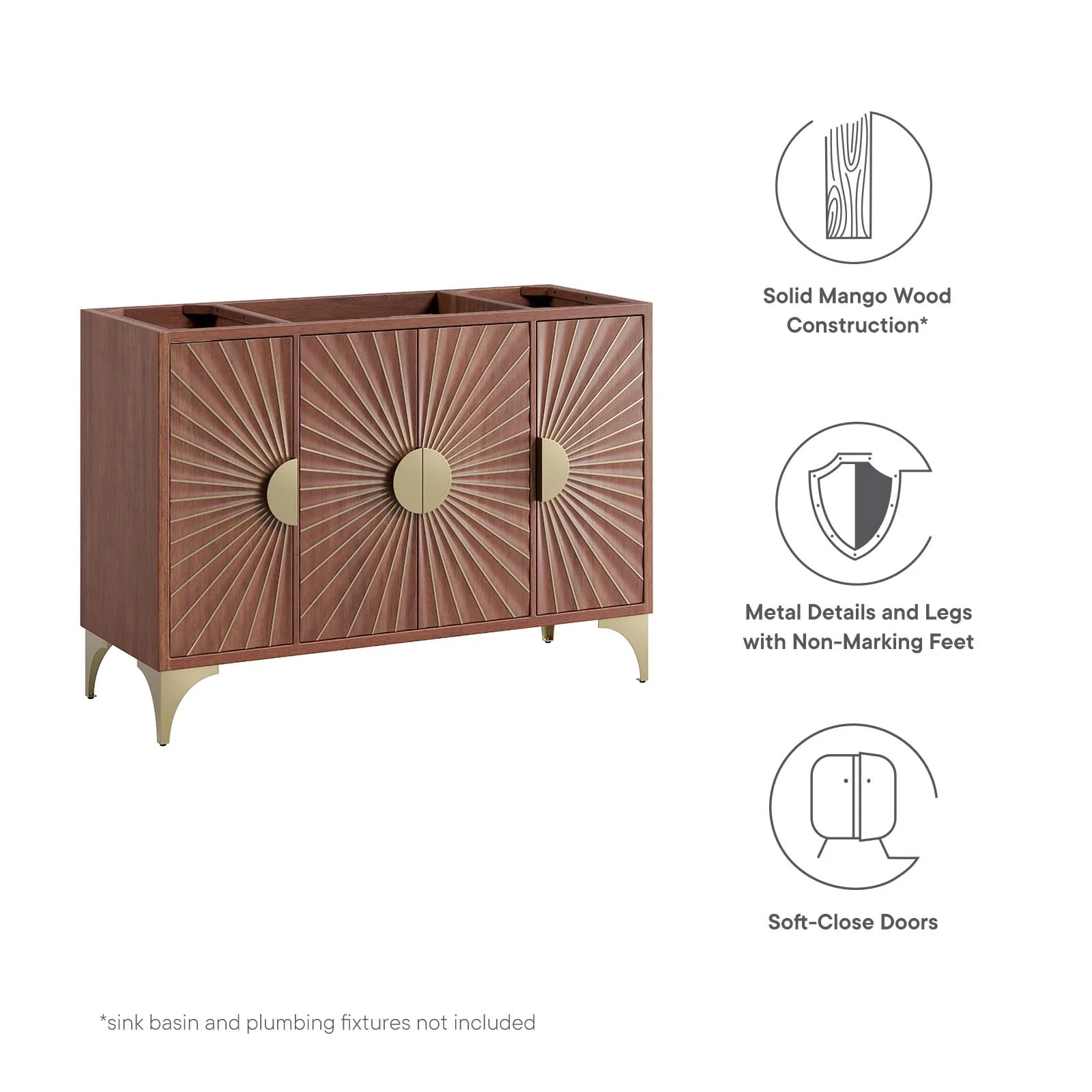 Daylight 48" Single Sink Compatible (Not Included) Bathroom Vanity Cabinet By Modway - EEI-6168 - Image 7