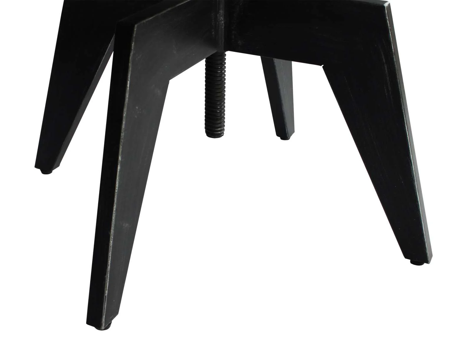 Dayton Industrial Coffee Table in Industrial Gray and Pine Wood Top By Armen Living - Image 4
