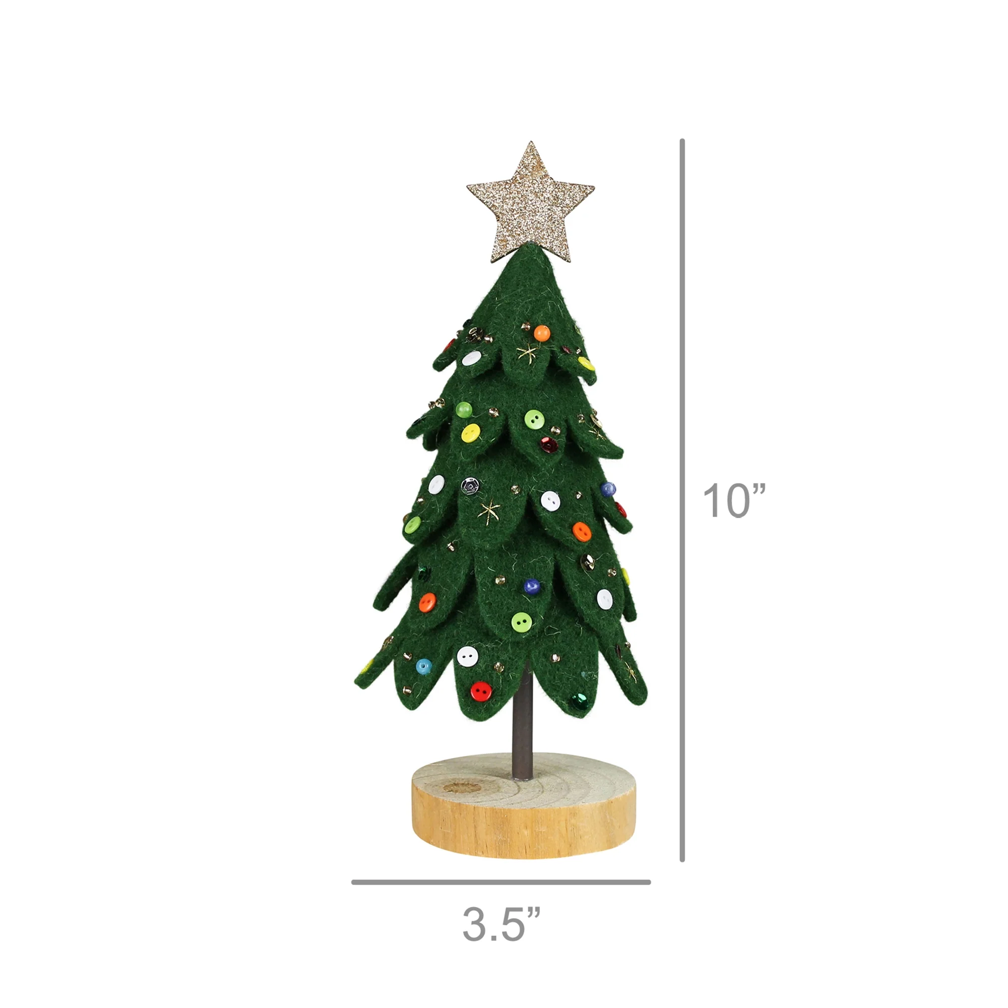 Dazzled Tree, Green Set Of 2 By HomArt - Image 2