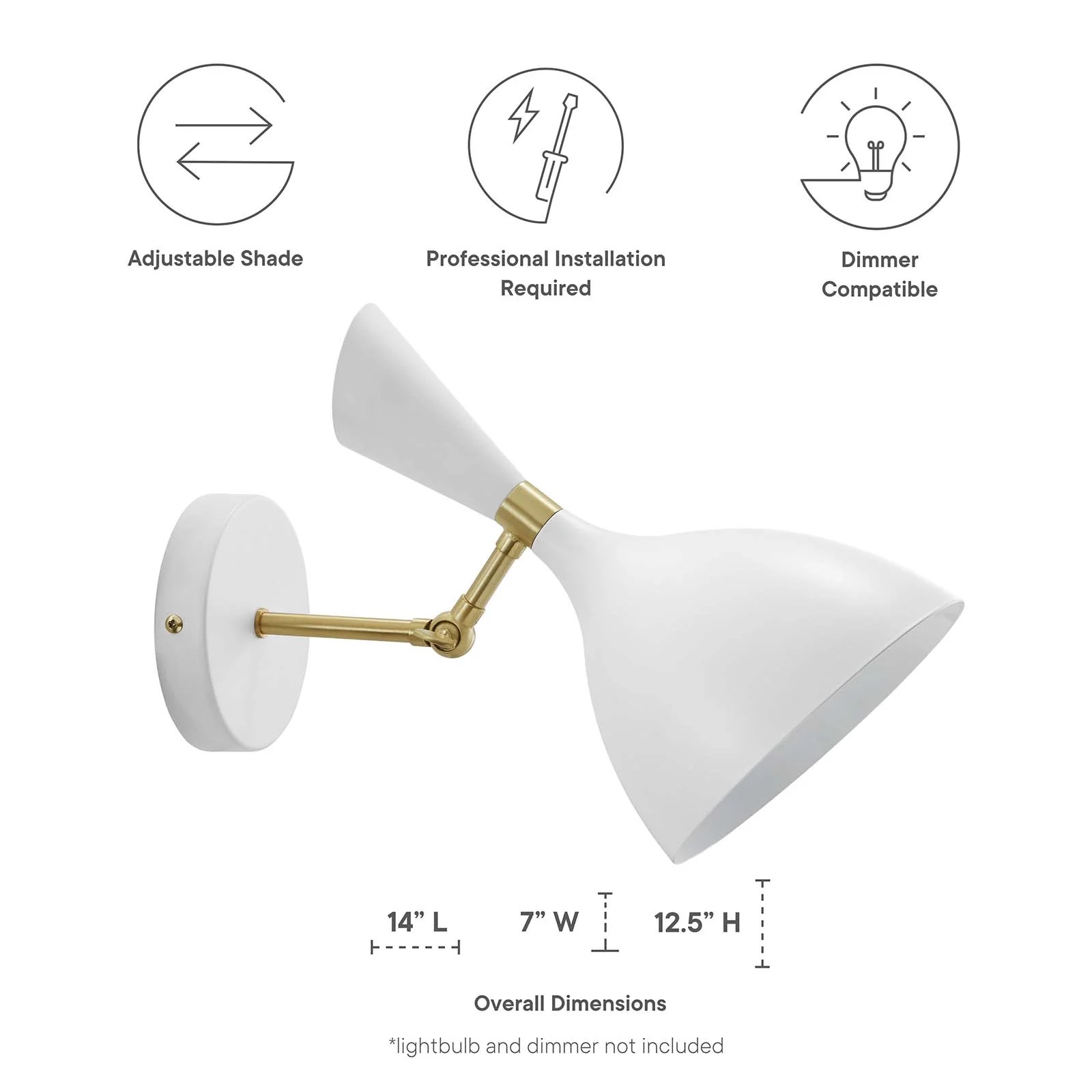 Declare Adjustable Wall Sconce By Modway - EEI-5309 - Image 16