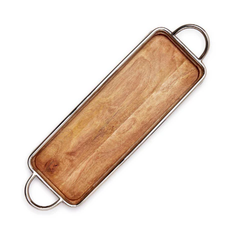 Decorative Rectangle Serving Tray Set Of 2 By Tozai Home - Image 4