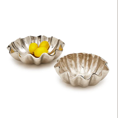 Decorative Round Serving Tray Set Of 4 By Tozai Home - Image 2