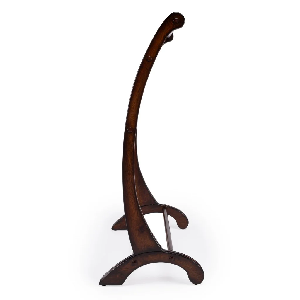 Deep Cherry Blanket Stand By Homeroots - Image 3