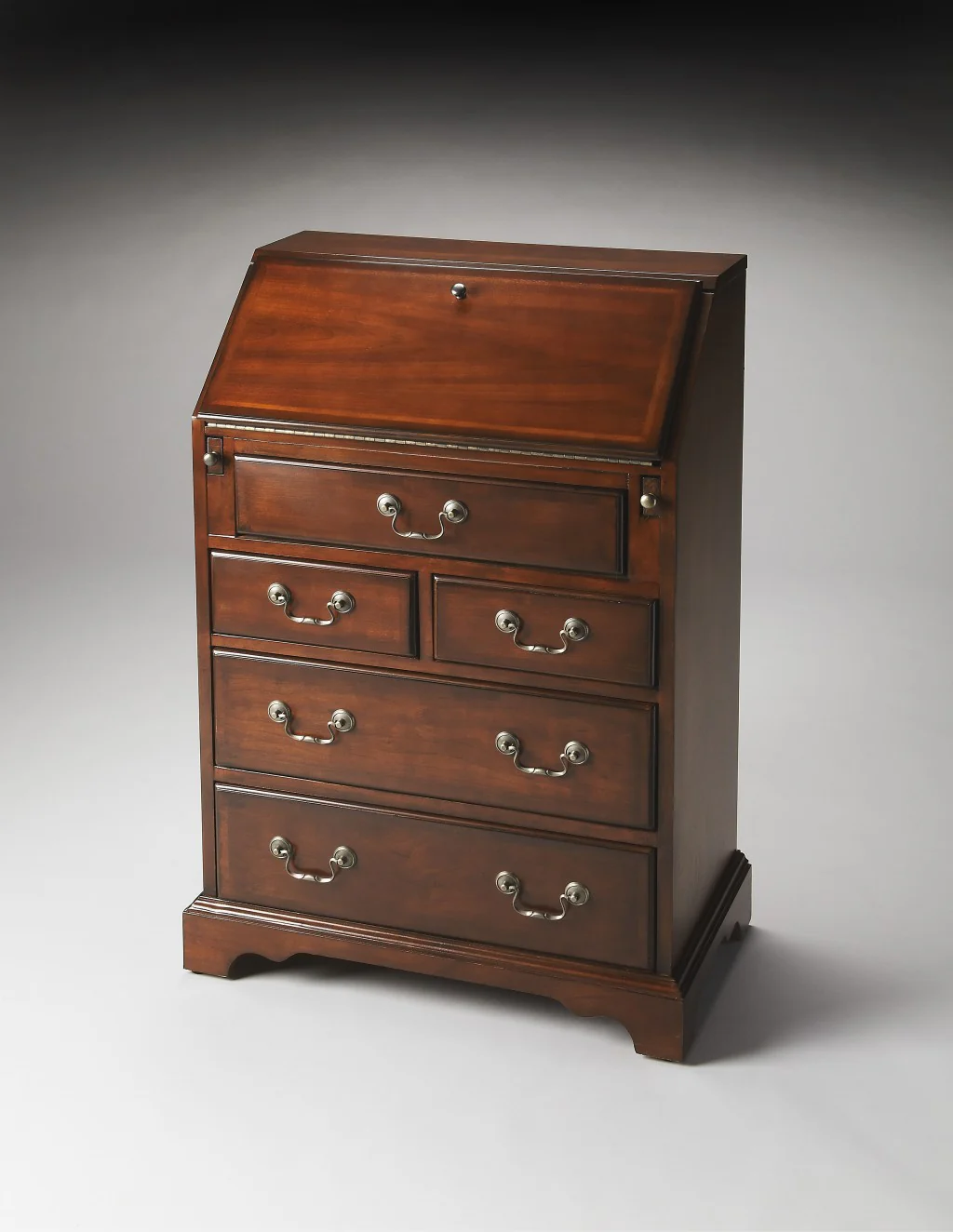 Deep Cherry Secretary By Homeroots - Image 4