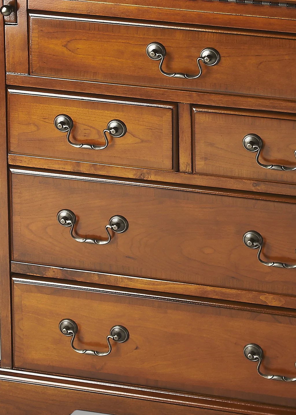 Deep Cherry Secretary By Homeroots - Image 8