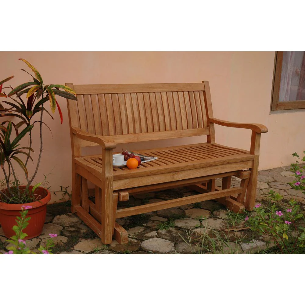 Del-Amo 4-Foot Glider By Anderson Teak - Image 2